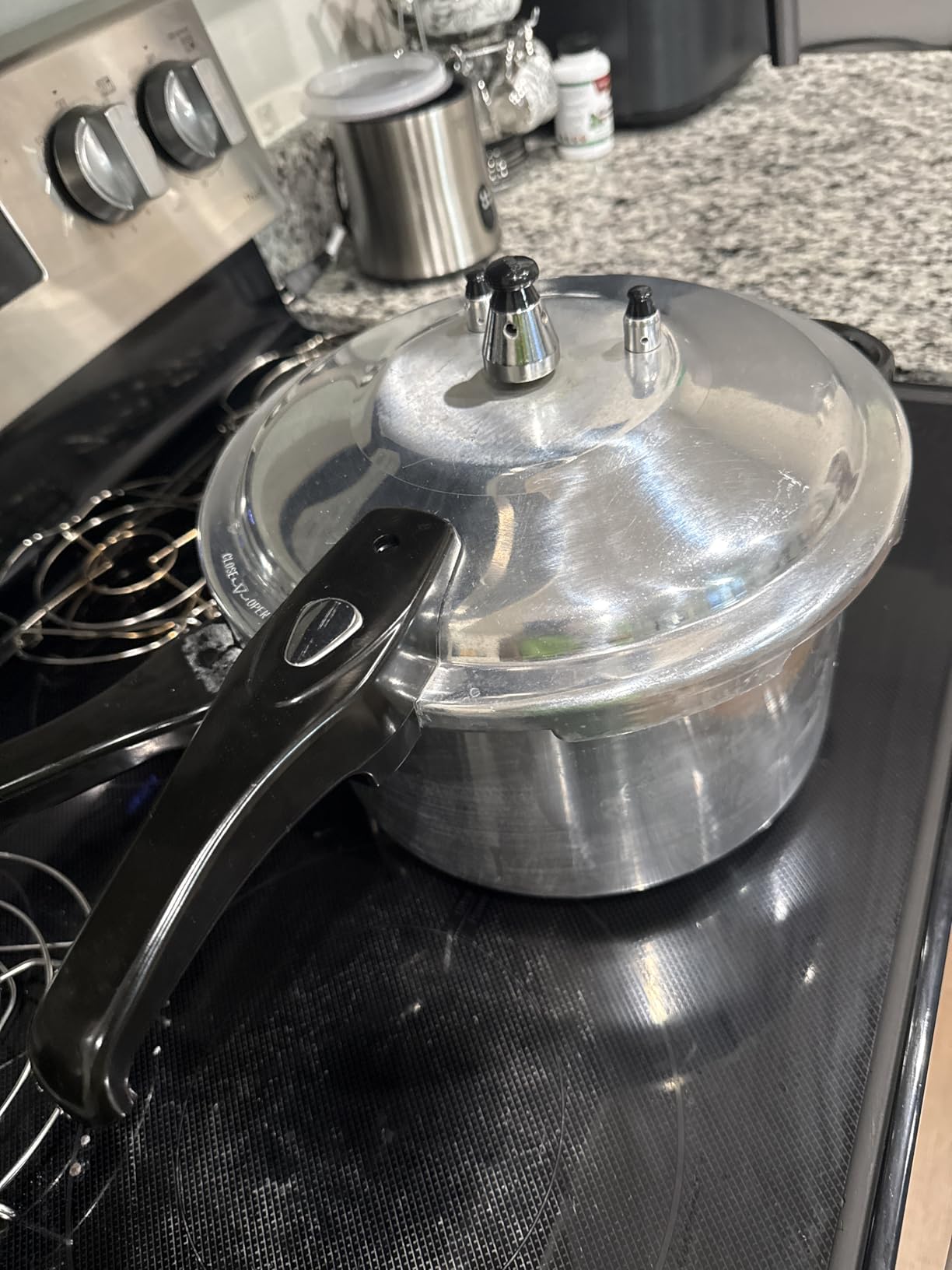 Barton 8QT Pressure Canner Release Valve Aluminum Canning Pot Cooker Pot Stove Top Instant Fast Cooking Pot (8 Quarts) customer photo 2
