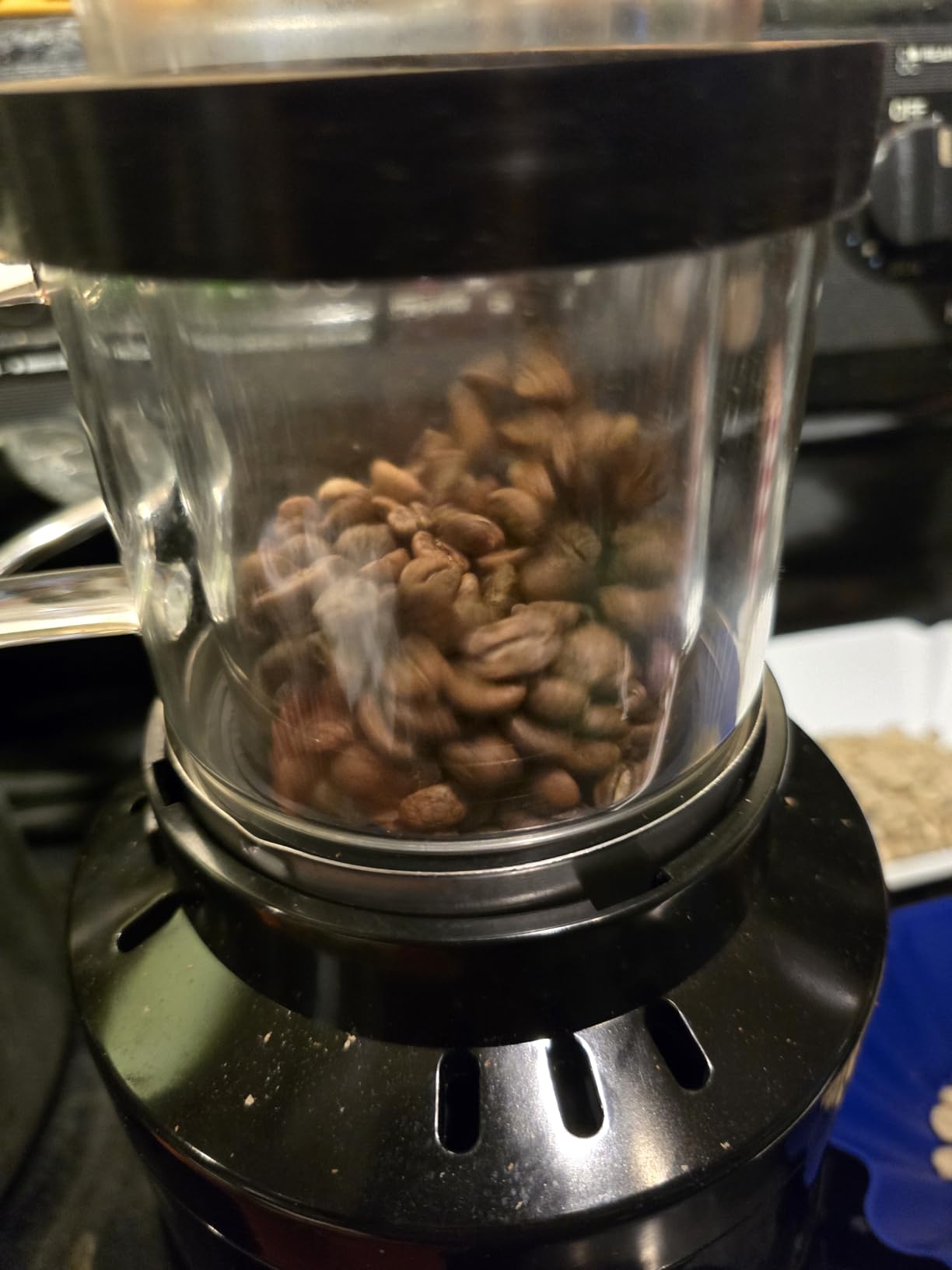 Fresh Roast SR540 Automatic Coffee Bean Roaster, Variable Heat Settings, Convection Fan Control, Digital Status Display, Speed Roasting System customer photo 2