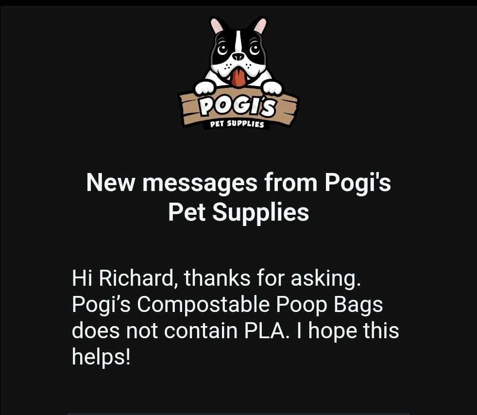 Pogi's Compostable Poop Bags - Leak-Proof, Extra-Large, Made with Plants - 18 Rolls (270 Bags) customer photo 2