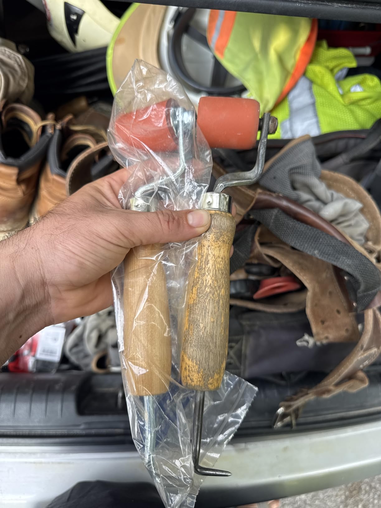 Everhard Roll-N-Chek® Seam Roller with Probe Wood Handle MR05018 customer photo 1