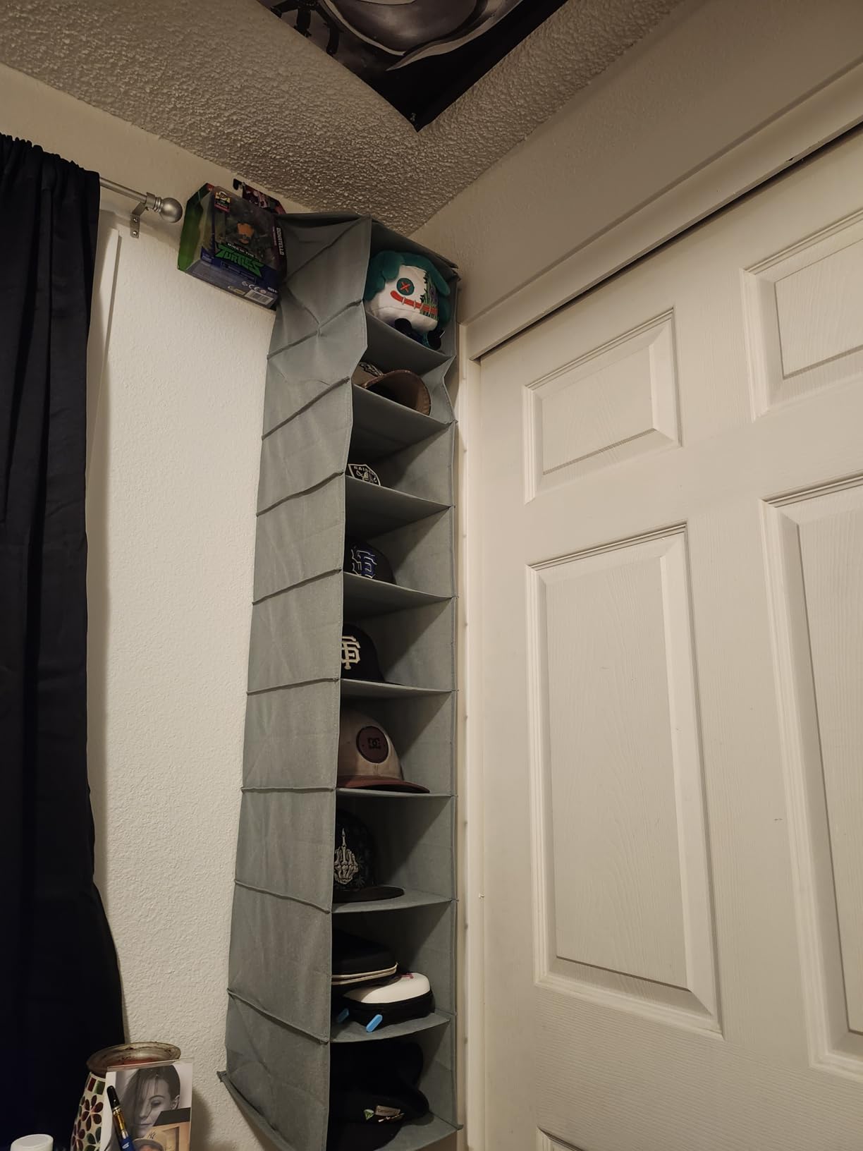 VAESIDA 10 Shelf Hat Rack Hanging Closet/Organizer for Storage - Best Baseball Cap Holder, Gray customer photo 1