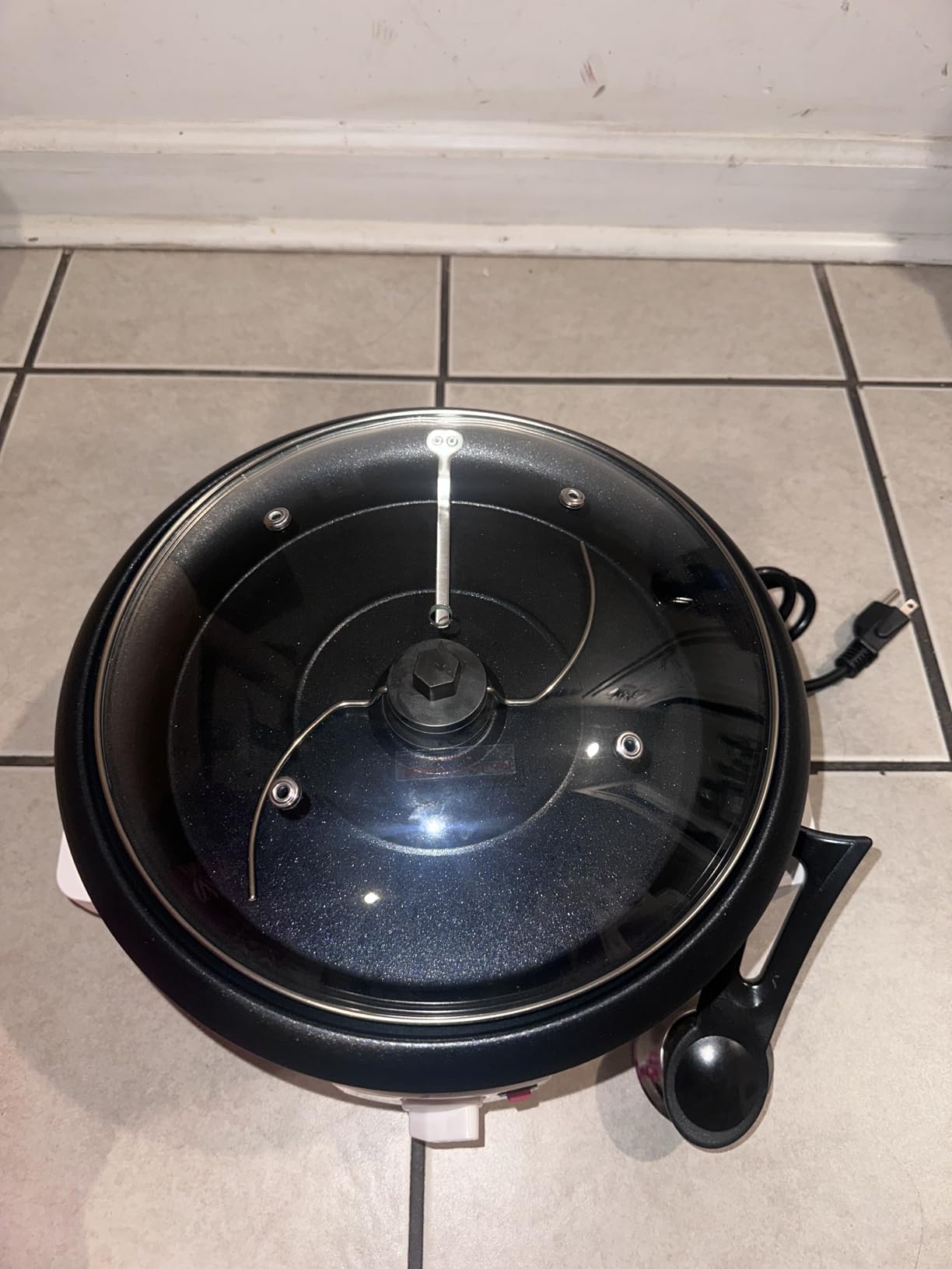 DIYAREA Coffee Roaster Machine for Home Use, 800g Capacity Electric Coffee Bean Roaster Machine with Timer 0-240C Non-Stick customer photo 1