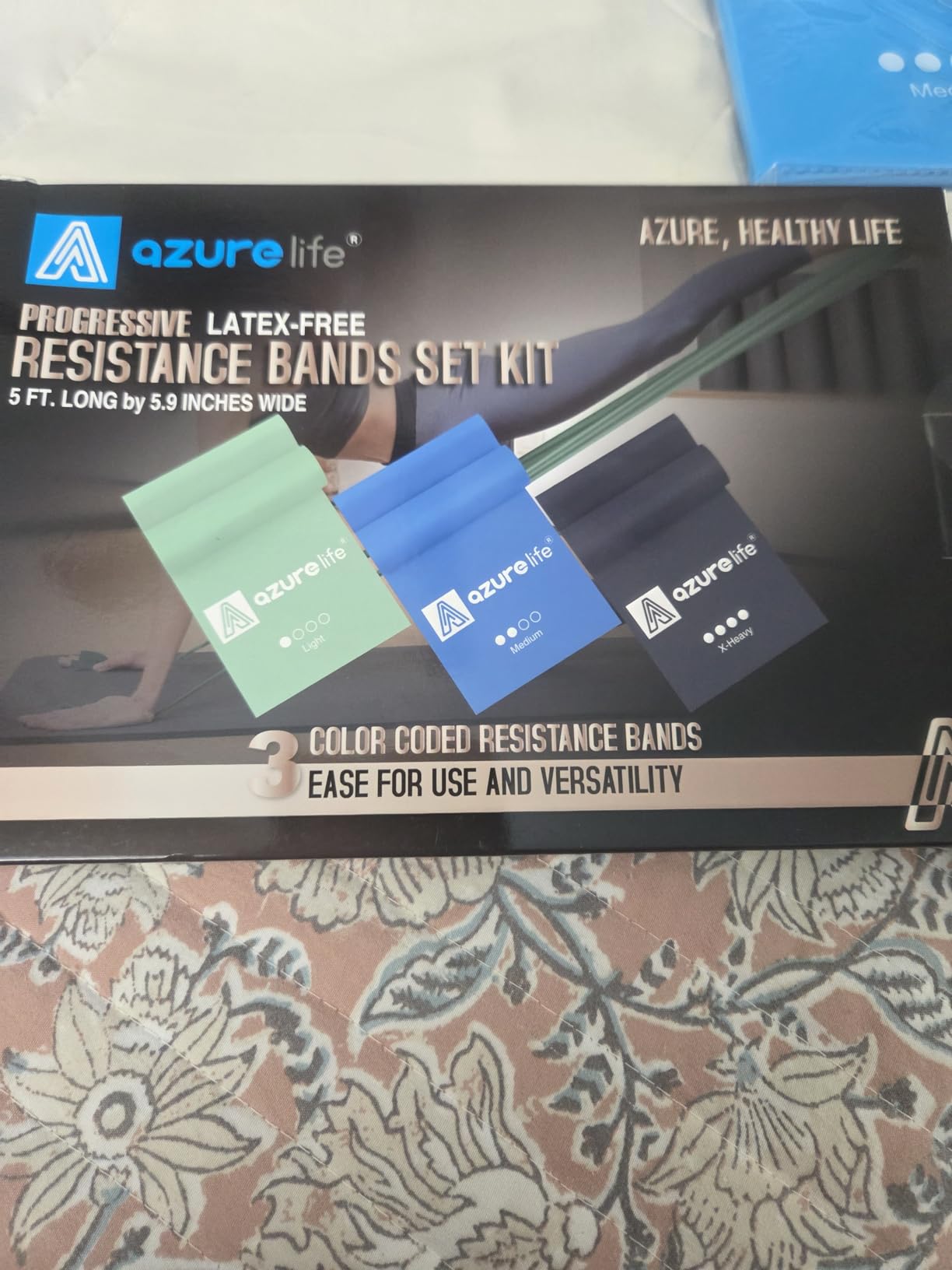 Resistance Bands,Professional Long Non-Latex Elastic Stretch Bands,Exercise Bands for Physical Therapy, Yoga, Pilates, Rehab, at-Home or The Gym Workouts, Strength Training customer photo 2