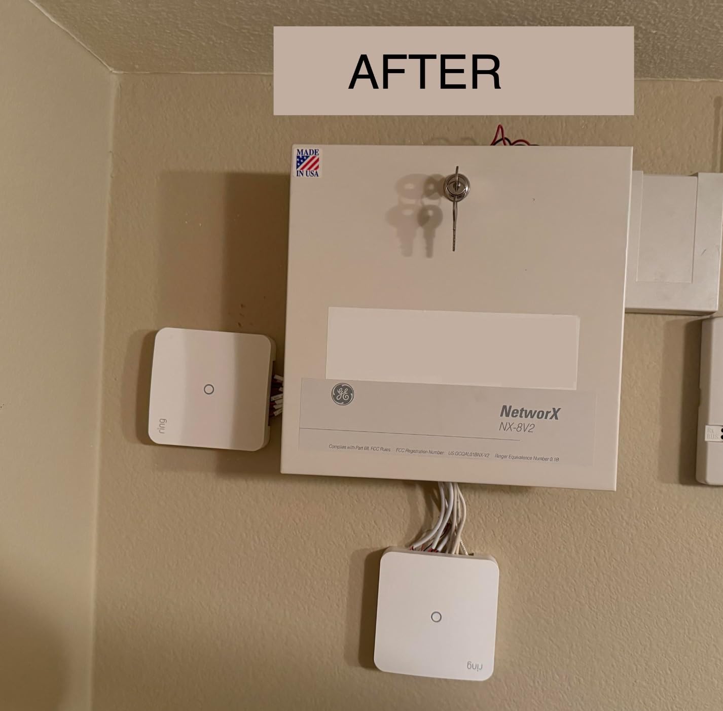 Ring Retrofit Alarm Kit | Convert Wired Security Contact Sensors to Ring Smart System | Compatible with Most Door & Motion Sensors| Pro Install Recommended | Base Station Required customer photo 1