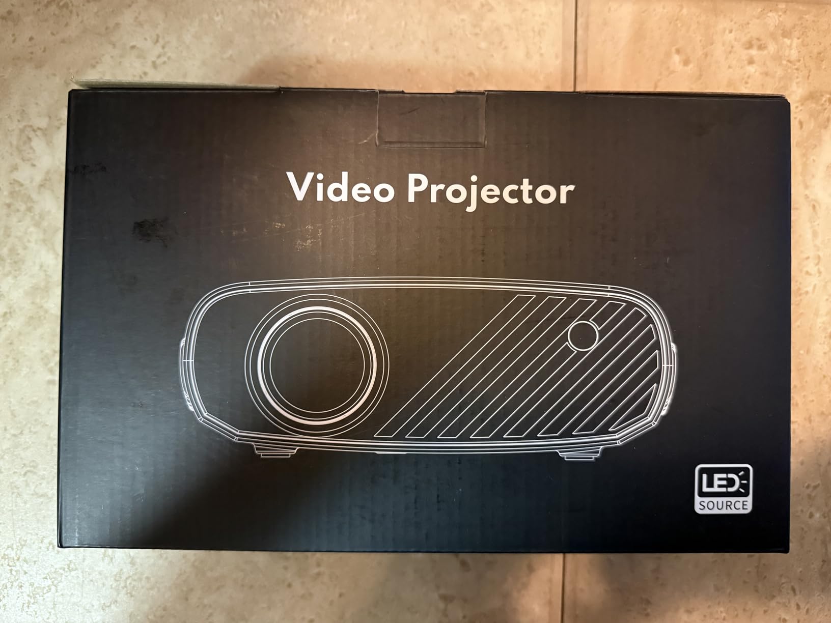 ELEPHAS Mini Projector, Portable Projector for iPhone, 7000L with Synchronize Smartphone Screen customer photo 1