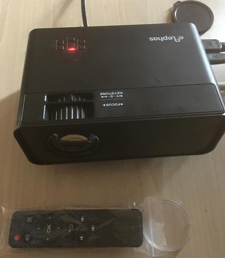 ELEPHAS Mini Projector, Portable Projector for iPhone, 7000L with Synchronize Smartphone Screen customer photo 2