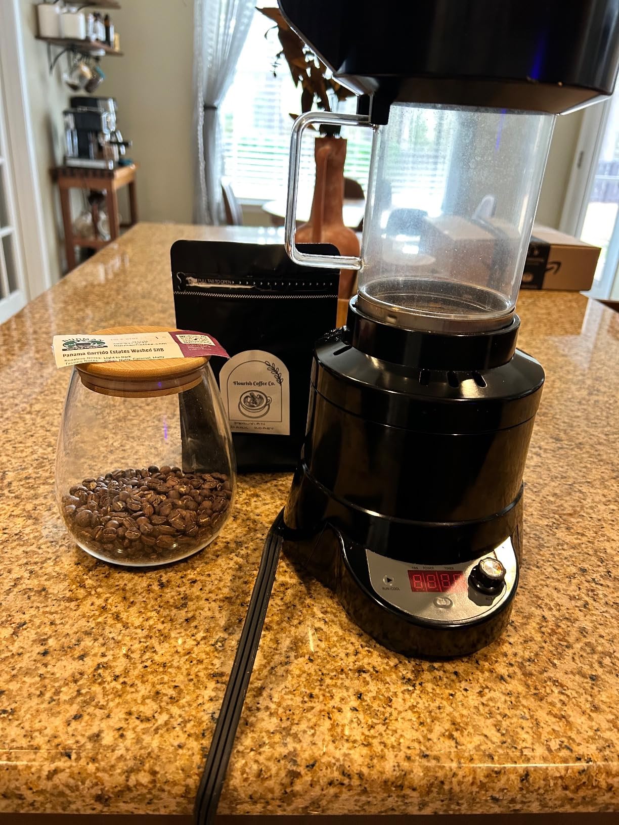 Fresh Roast SR800 Coffee Roaster, Variable Heat and Fan Control, Digital Display, Roasts 6-8 oz (170-226g) Per Batch customer photo 1