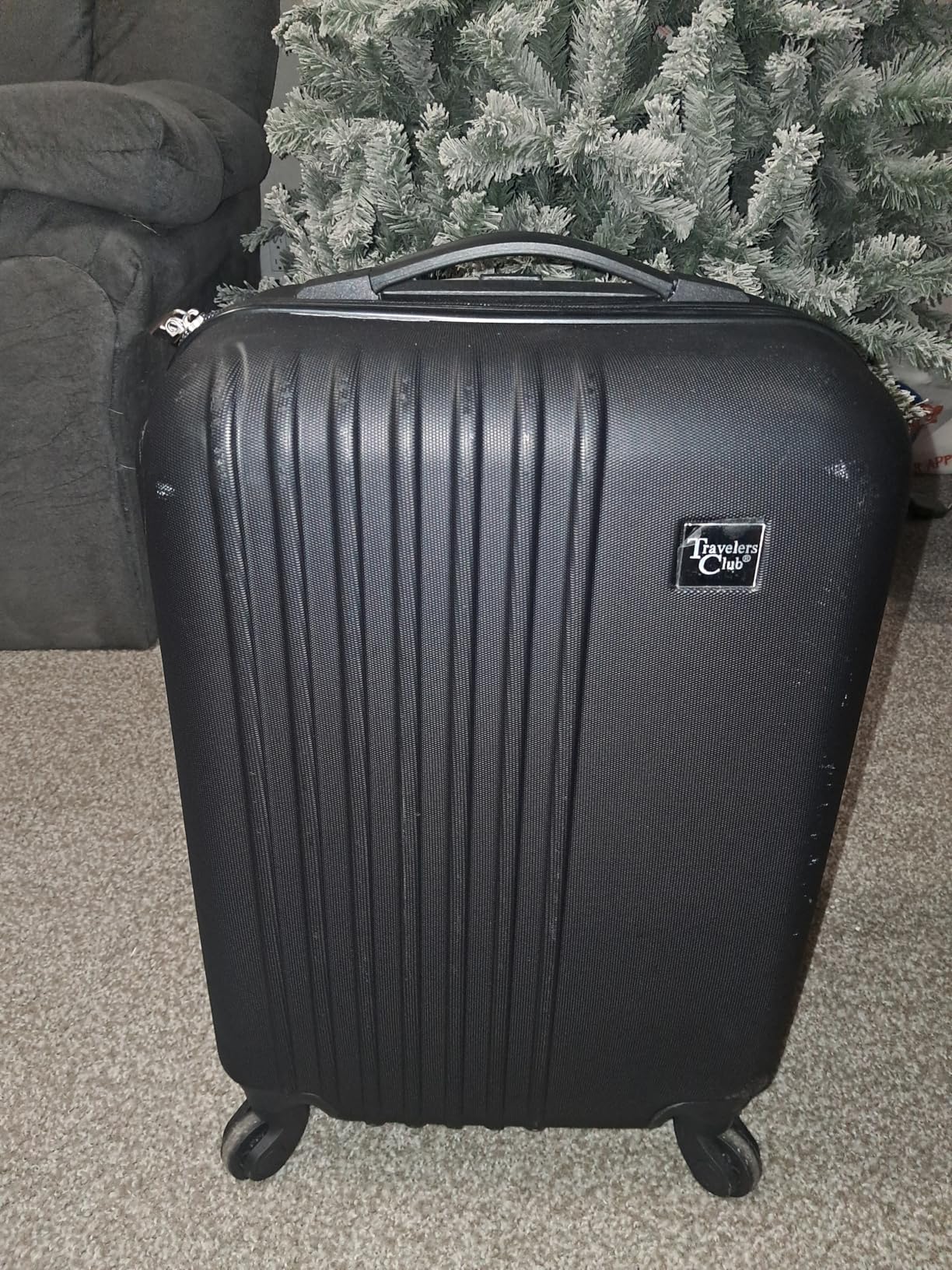 Cosmo Luggage, Black-20, 20-Inch customer photo 2