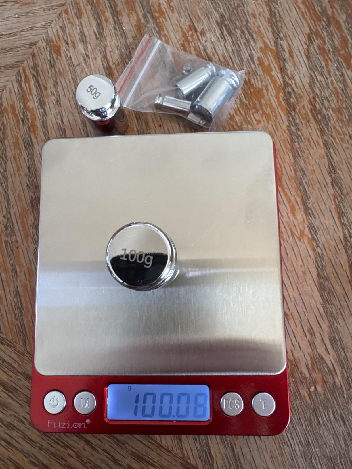 Fuzion Digital Gram Scale .01 Gram Accuracy, 500g Small Jewelry Scale, Mini Kitchen Food Scale for Herb, Powder, Gold, Coin - Weight Gram and Oz customer photo 2