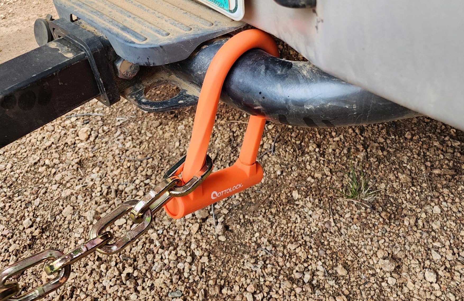 OTTOLOCK Sidekick Compact U-Lock, Orange | Lightweight Anti-Theft Bike Lock for Road, Mountain & Electric Bikes with Keys customer photo 1