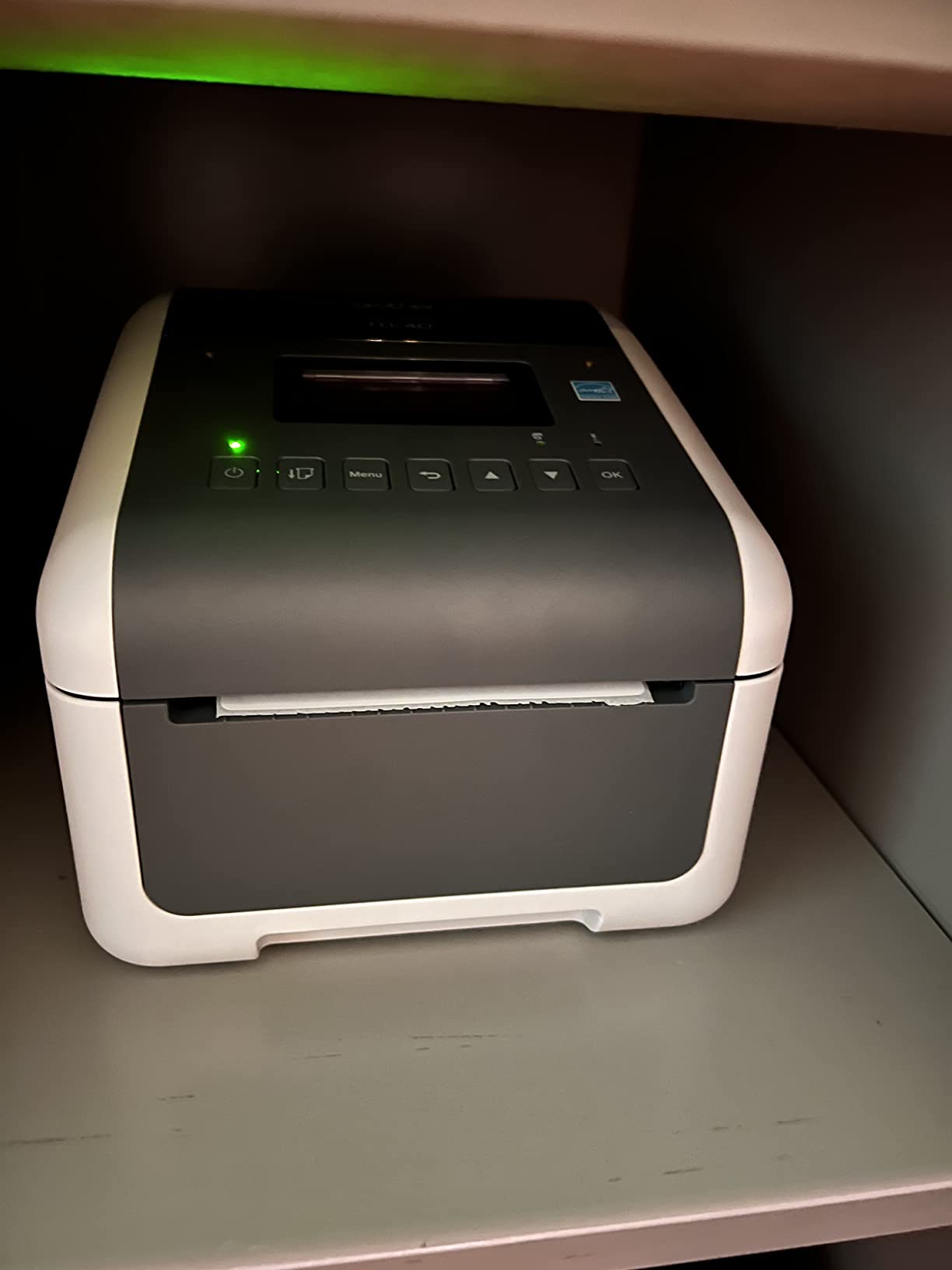 Brother TD-4550DNWB 4-inch Thermal Desktop Barcode and Label Printer, 300 dpi, 6 IPS, USB, Serial, Ethernet LAN, Built-in Wi-Fi and Bluetooth customer photo 1