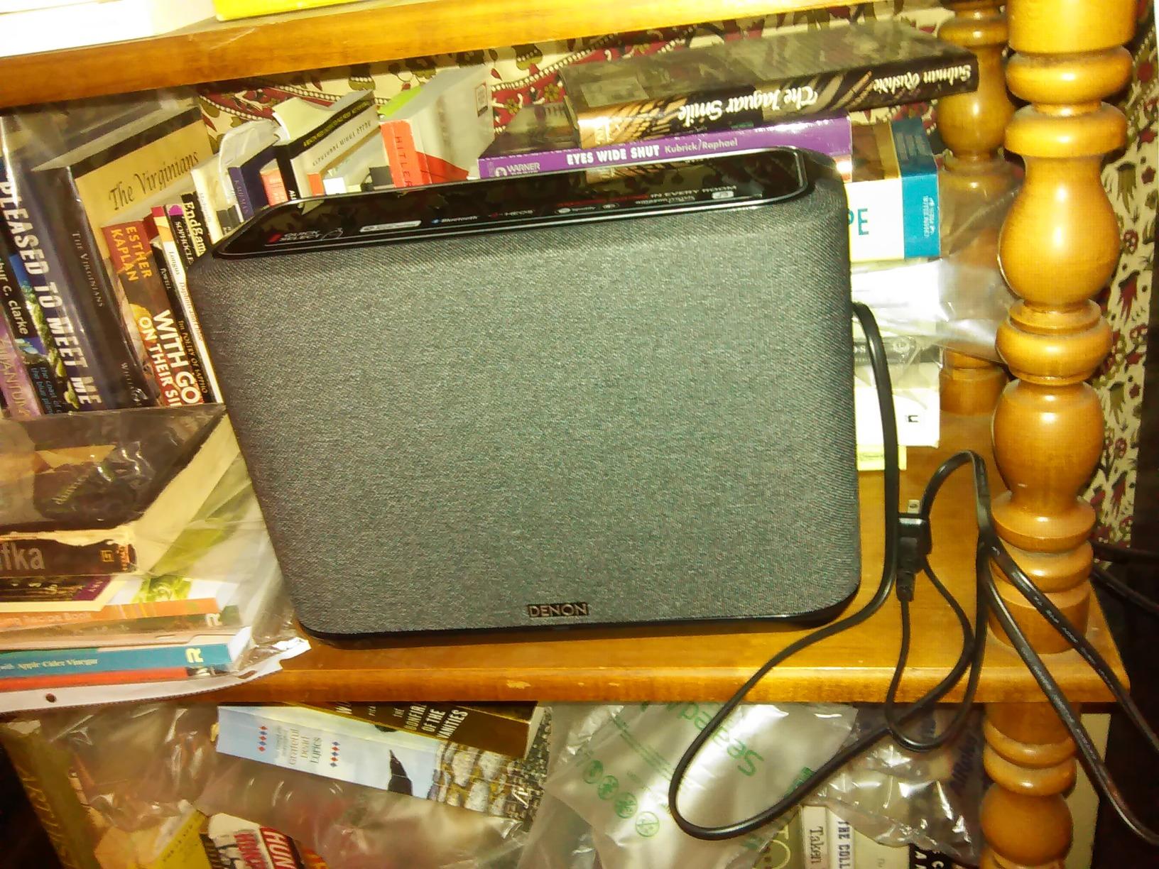 Denon Home 250 Home Stereo Wireless Speaker (Black), HEOS Built-in, AirPlay 2, Multi-Room Streaming customer photo 1