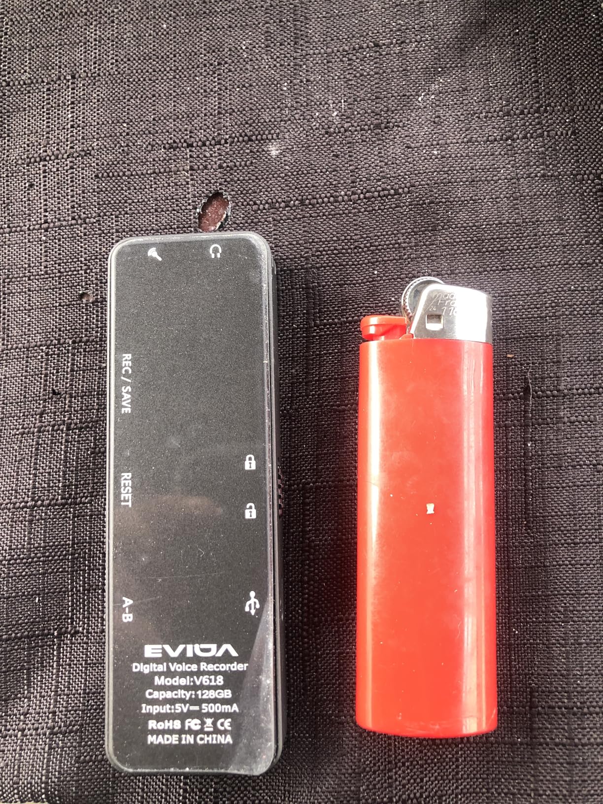 128GB Digital Voice Recorder for Lectures Meetings - EVIDA 9296 Hours Voice Activated Recording Device Audio Recorder with Playback,Password customer photo 1