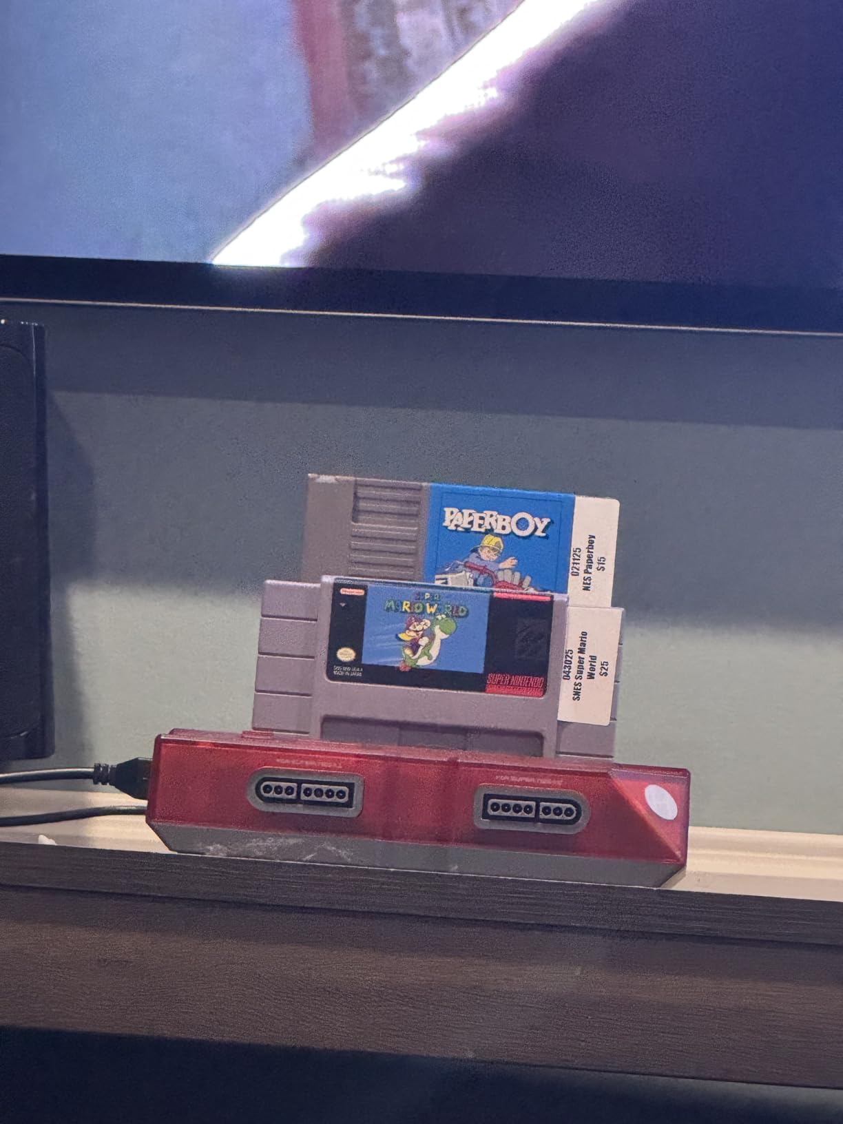 Hyperkin RetroN 3 HD 3-in-1 Retro Gaming Console for NES/Super Famicom/Genesis/Mega Drive/Super NES (SNES) - Jasper Red customer photo 2