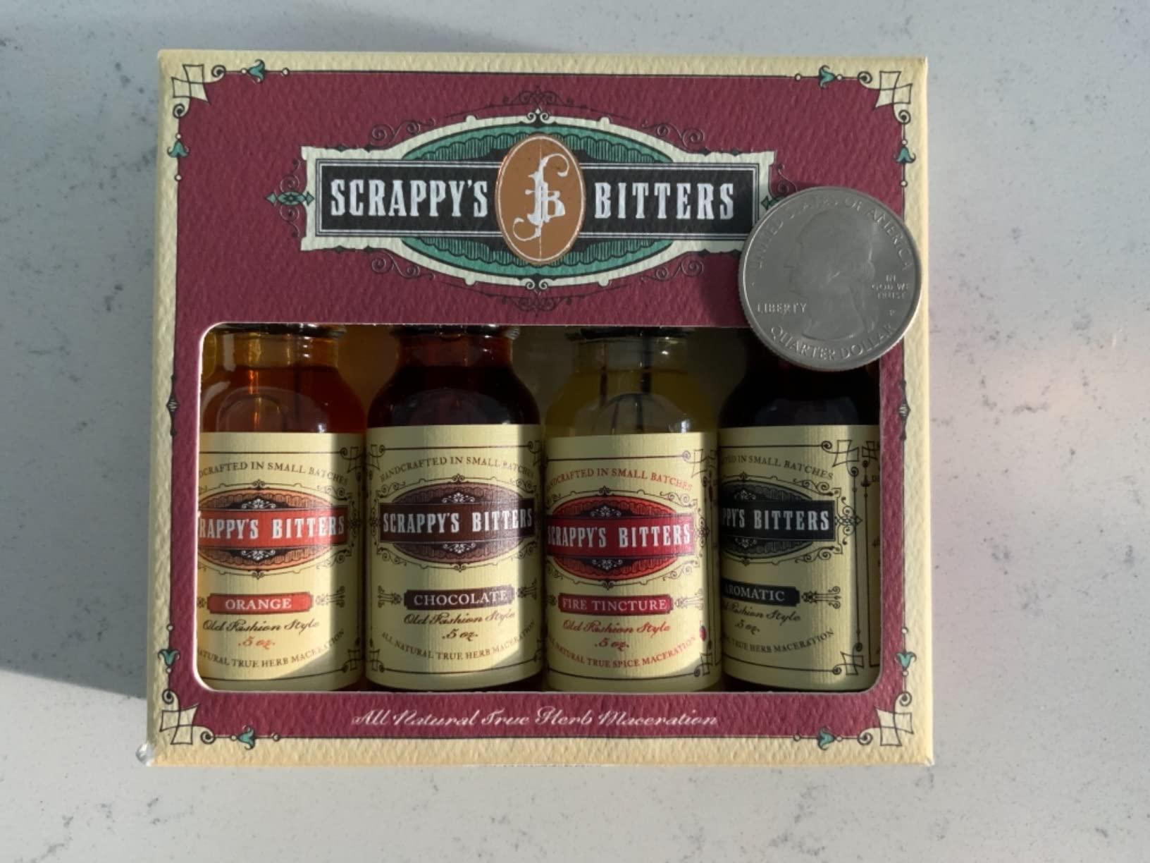 Scrappy's Bitters The Essentials Gift Set, 4 ct, 0.5 oz (Orange, Aromatic, Chocolate, and Firewater) - Organic Ingredients, Finest Herbs & Zests, No Extracts, Artificial Flavors, Chemicals or Dyes customer photo 2