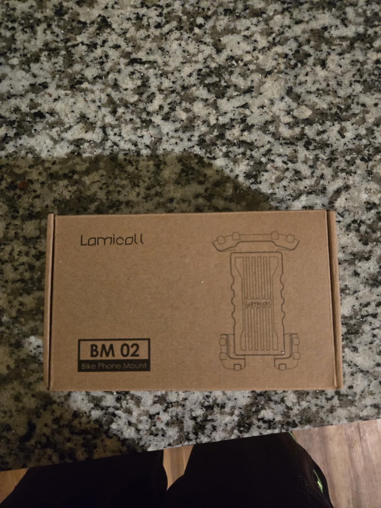 Lamicall Bike Phone Holder Motorcycle Mount - One-Hand Operation, Lockable | 360° Rotation Handlebar Clamp for 4.7-6.8