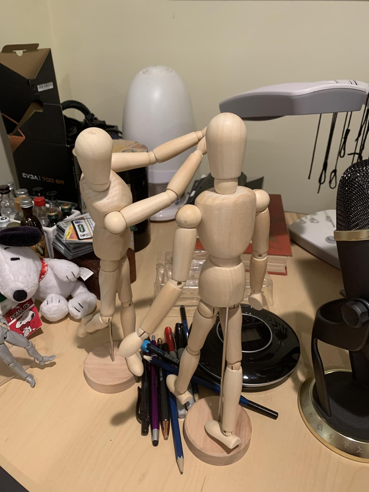 3 Pack Posable Art Figure Model, Flexible Wooden Drawing Mannequin for Artists, Sketching (13 in) customer photo 1