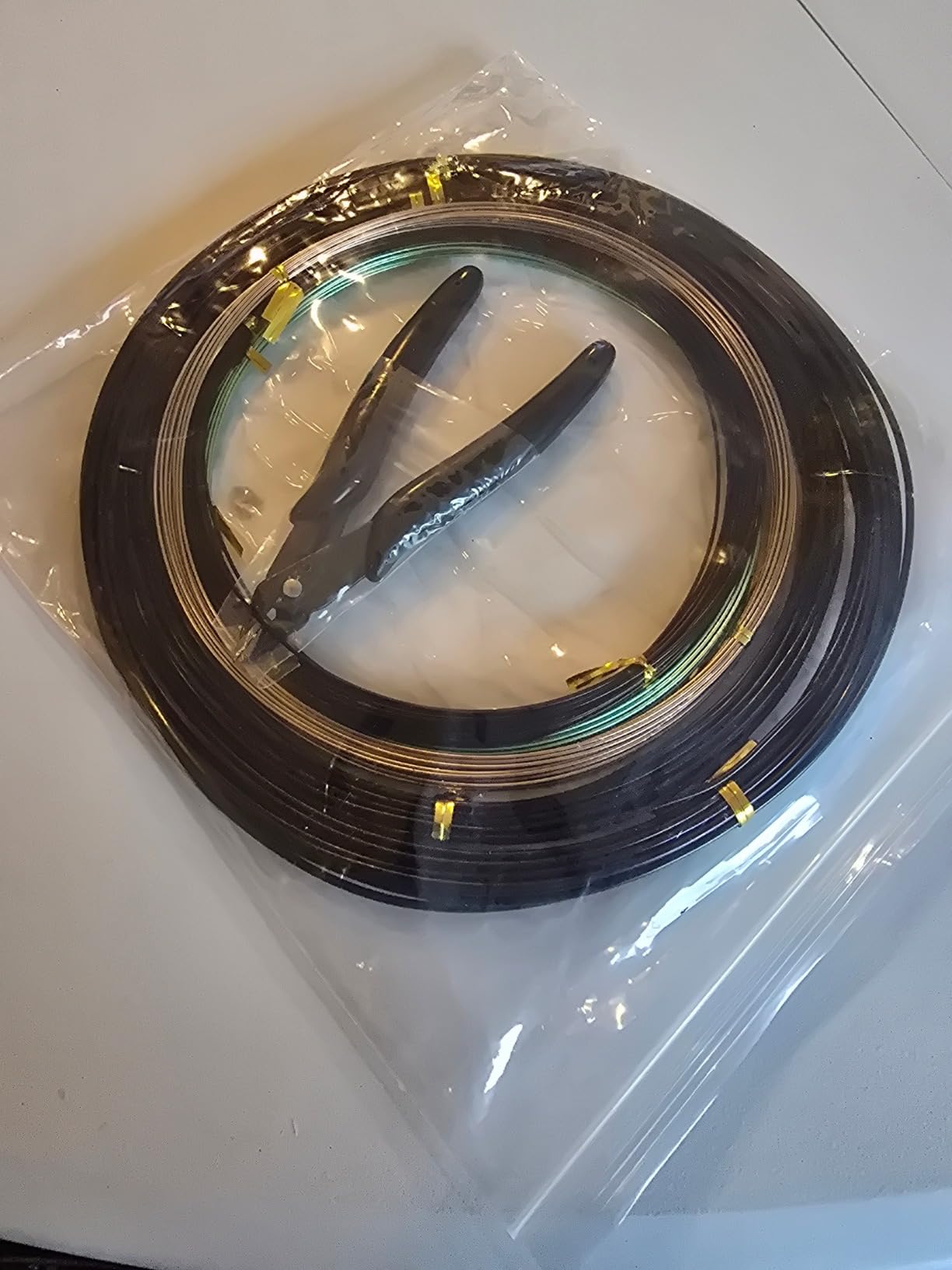 6Pcs Bonsai Wire, 6 Sizes of 1mm, 1.5mm, 2mm, 2.5mm, 3mm, 4mm Black Aluminum Wire, Total 152 Feet Bonsai Tool Kitfor Bonzai Trees Indoor customer photo 1