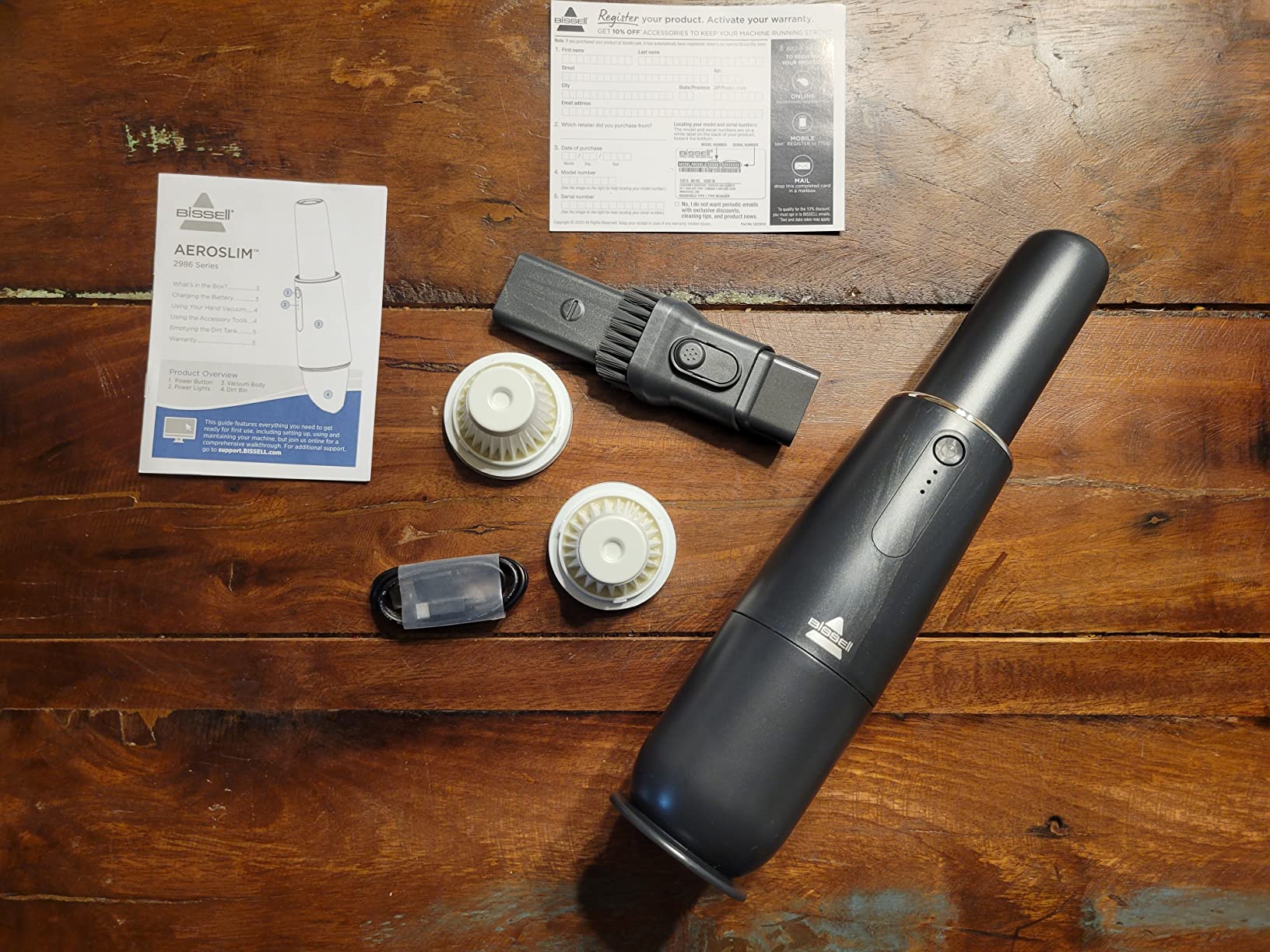 Bissell AeroSlim Lithium Ion Cordless Handheld Vacuum, 29869 customer photo 1