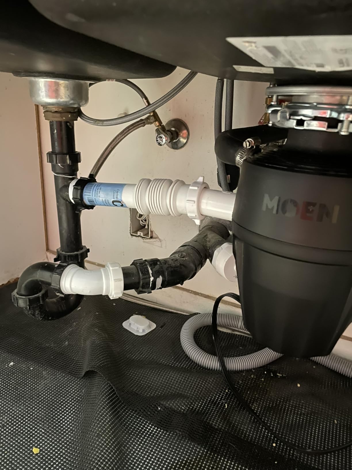 Moen Black EX Series Host Series 3/4 Horsepower Improved Installation Garbage Disposal, EX75C customer photo 1