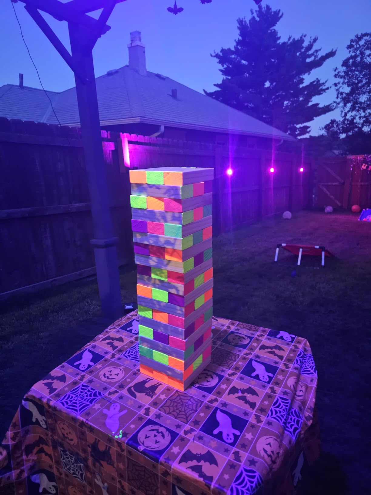 Giant Tumble Tower Games for Kids and Adults 57 Blocks New Zealand Pine Wooden Blocks Stacking to Over 4.2FT Family Game customer photo 1