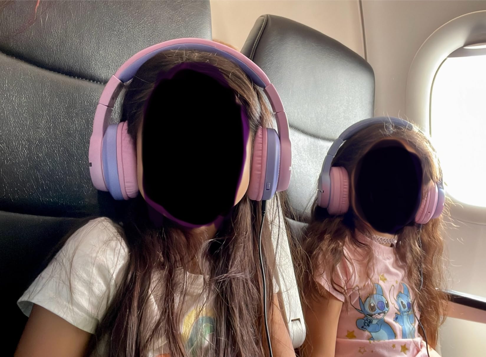 iClever BTH12 Kids Bluetooth Headphones, Colorful LED Lights Kids Headphones Wireless, 74/85dBA Safe Volume, 85H Playtime, Fast Charging, Bluetooth 5.2, Over Ear, Built-in Mic for iPad/Tablet/Airplane, Blue customer photo 2