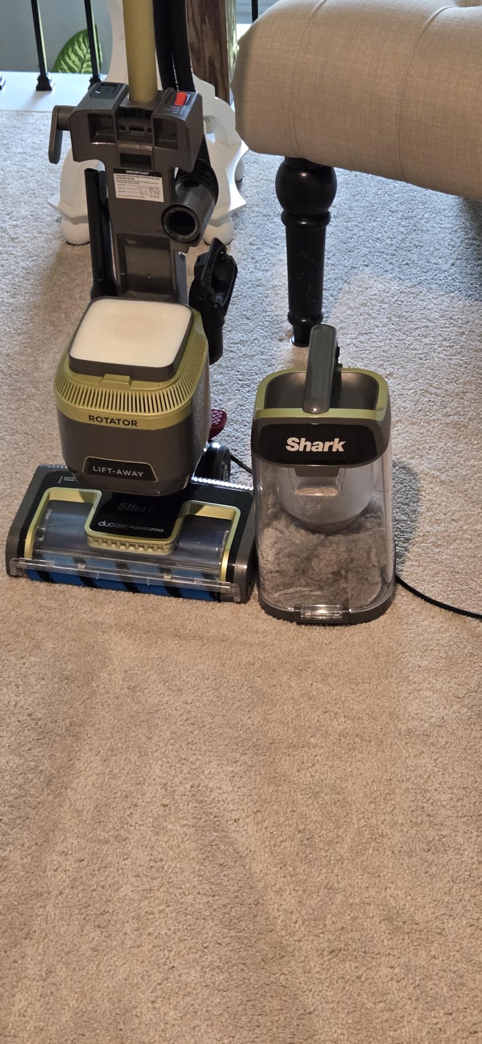 Shark Rotator Lift-Away Upright Vacuum with No Hair Wrap, HEPA Filter, LED Headlights, Silver, LA502 customer photo 2