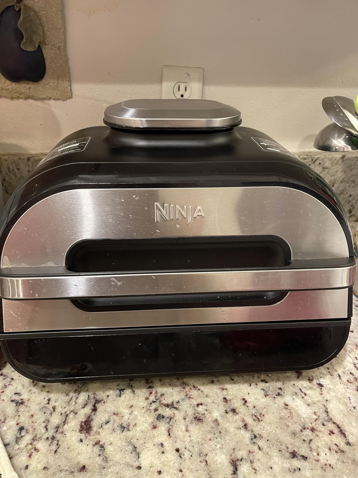 Ninja Indoor Grill and Air Fryer Foodi Smart XL 6-in-1 Grill, Air Fry, Roast, Bake, Broil, Dehydrate & Crisp with Smart Thermometer & Splatter Shield customer photo 1