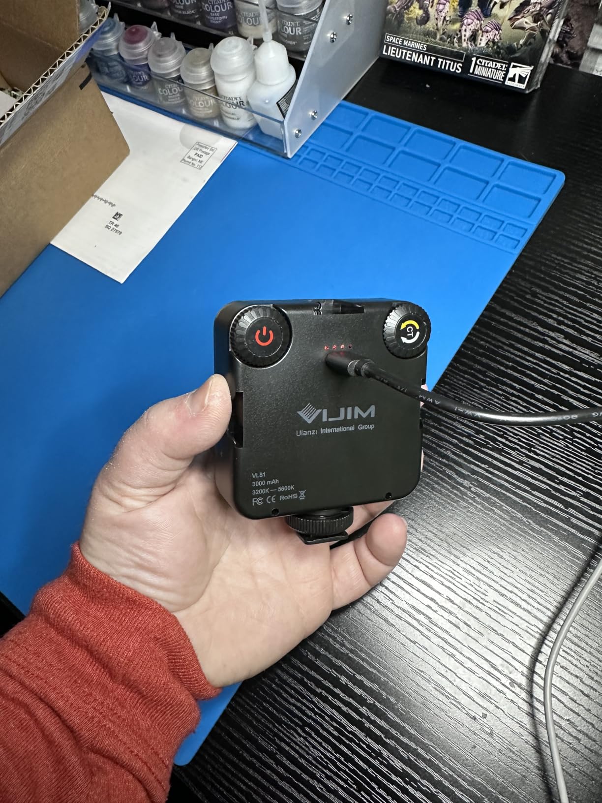 ULANZI VL-81 3000mAh Bi-Color LED Video Light w Softbox - 3200K-5600K+CRI95 Rechargeable Camera Light, 3 Cold Shoe Mount for DSLR/GoPro/Sony/Canon/iPhone, Vlog Filming TikTok Live & Photography customer photo 2