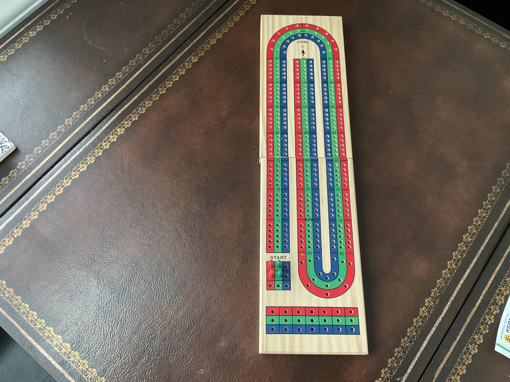 Regal Games Cribbage Board Game Set w/Storage - Fun Table Game with Wooden Board for Adults & Kids - 9 Metal Pegs, Deck of Playing Cards & 2-4 Player Games customer photo 2