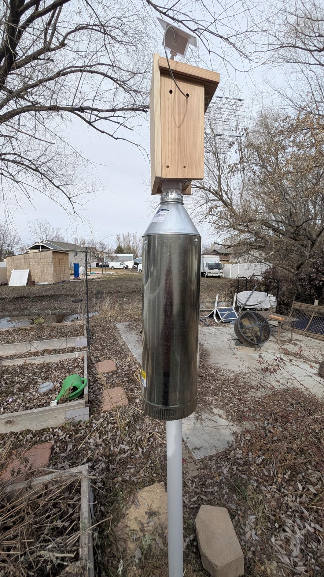 WHITEHORSE Bluebird House - Weatherproof Bird House for Outdoors - Cedar Birdhouse Built to NABS Specs customer photo 2