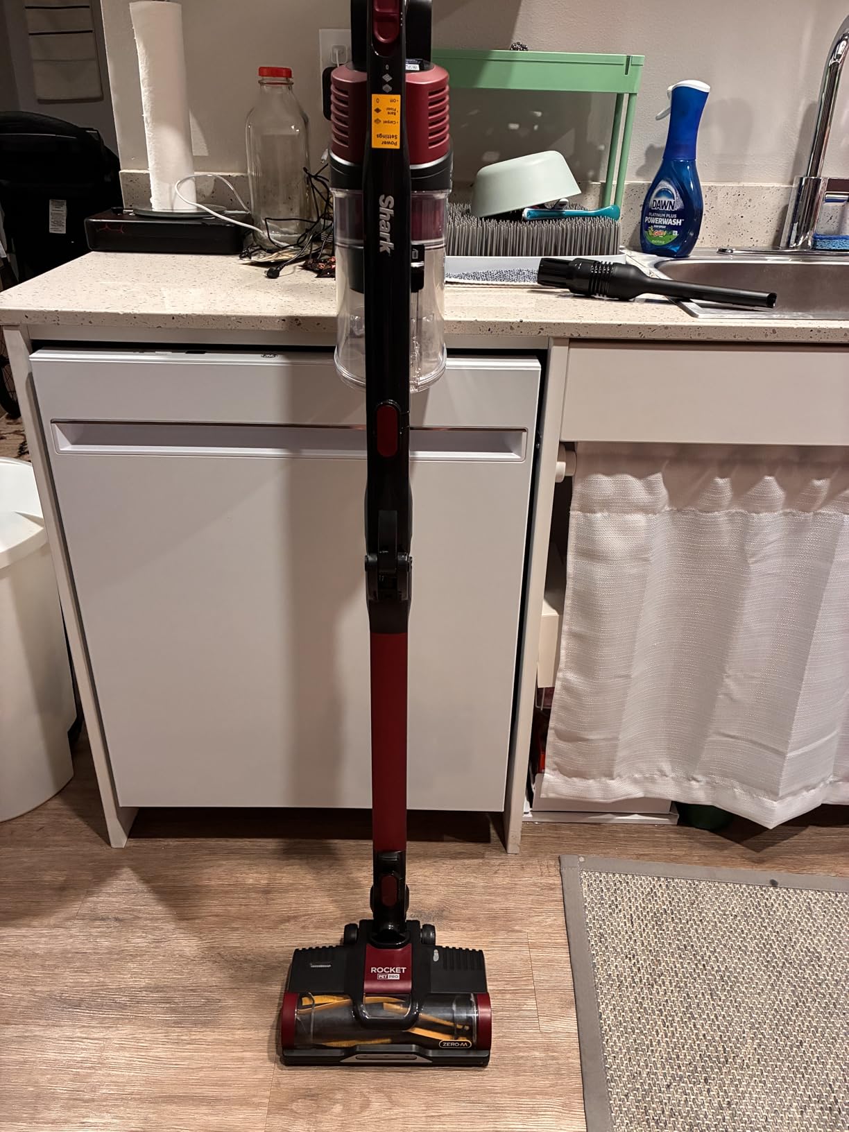 Shark IZ462H Vertex Ultra Lightweight Cordless Stick Vacuum with DuoClean PowerFins, Removable Handheld, MultiFLEX, 60 min Runtime, Blue customer photo 2