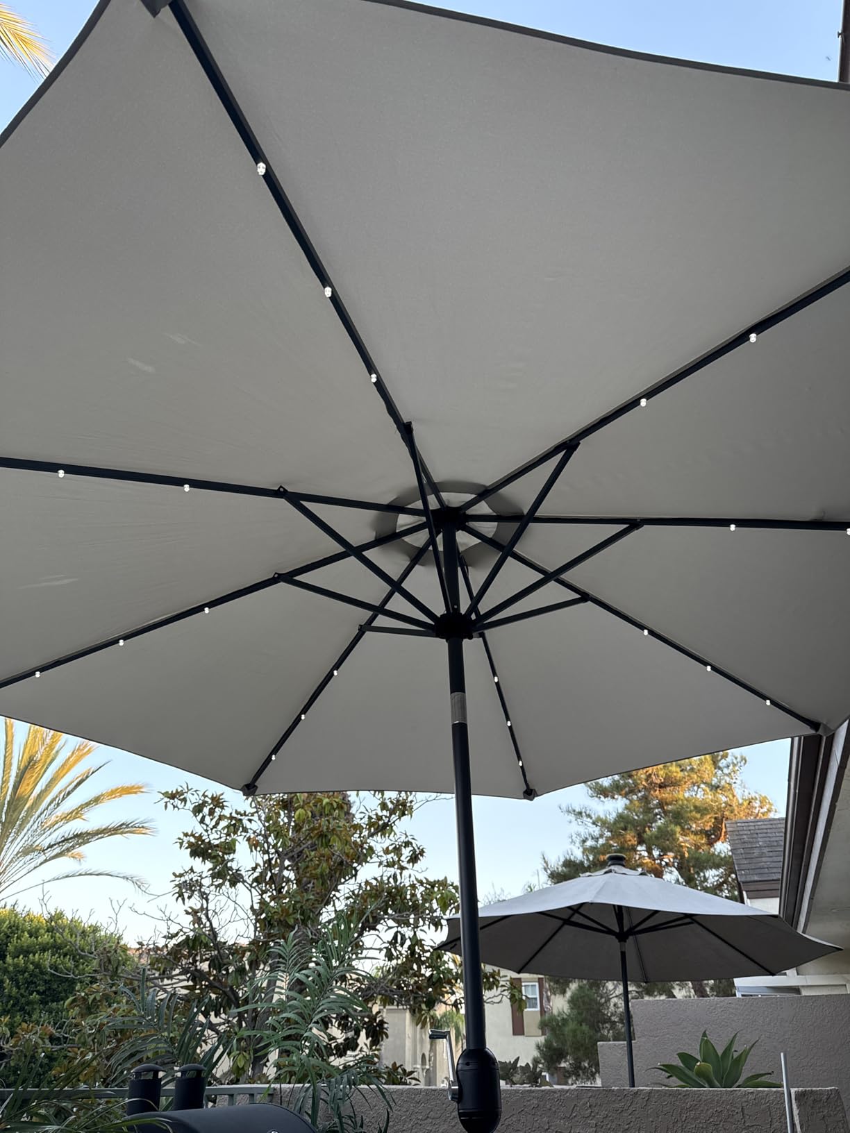 Best Choice Products 10ft Solar Polyester LED Lighted Patio Umbrella w/Tilt Adjustment and UV-Resistant Fabric customer photo 2