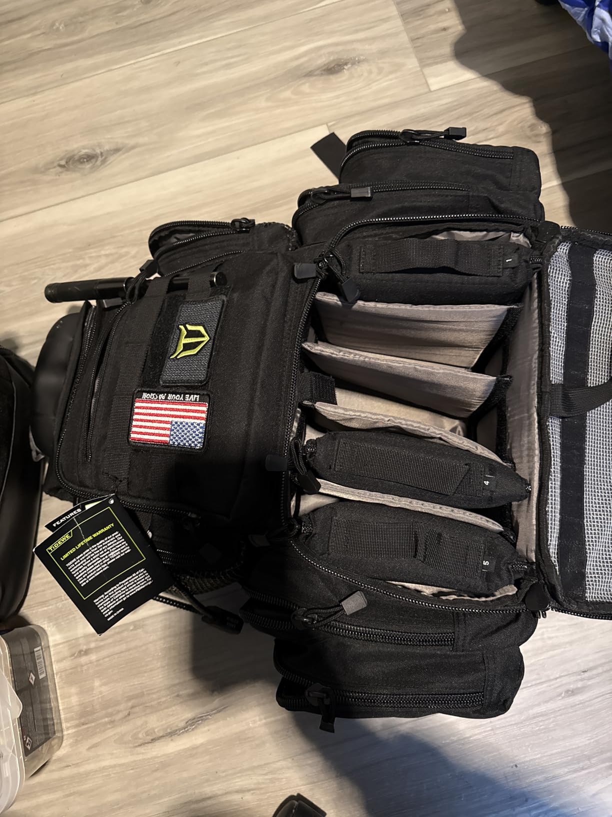 TIDEWE Tactical Range Backpack Bag for Gun and Ammo with Pistol Case customer photo 1