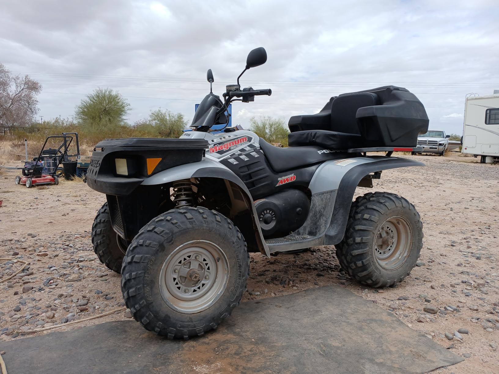 Guide Gear ATV Lounger Seat with Storage, Large Cushion, Padded Backrest, Cargo Box, Helmet Holder customer photo 1