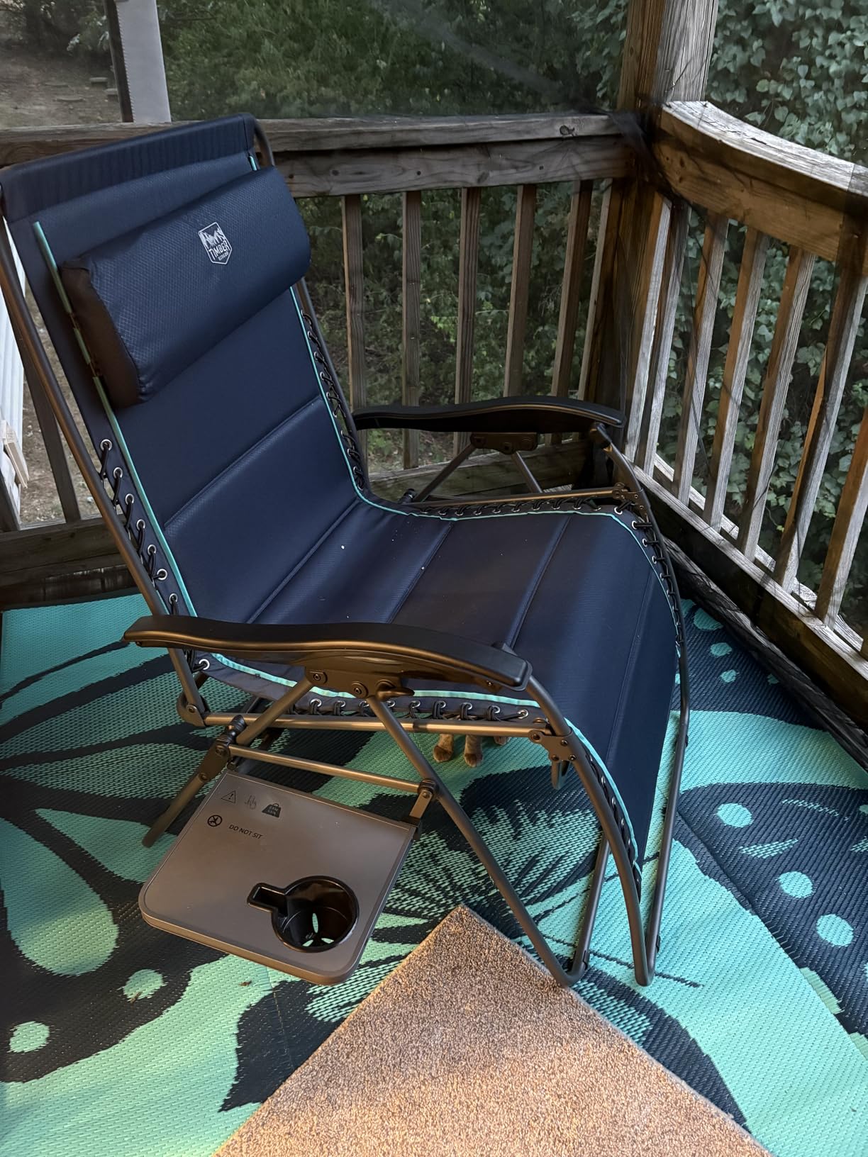 TIMBER RIDGE XXL Oversized Zero Gravity Chair, 33