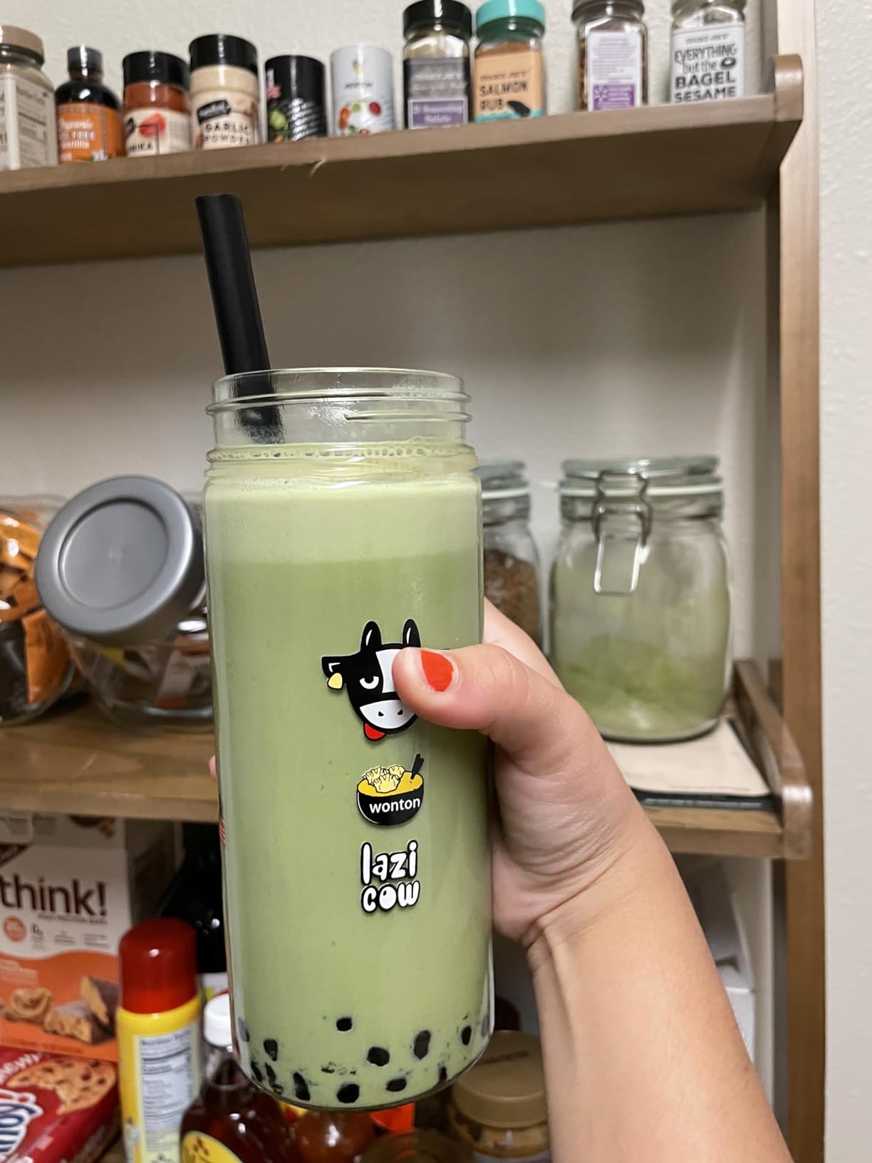 Locca Boba Tea Kit | 24+ Bubble Teas | Premium Daily Joy Kit | Premium Matcha, Earl Grey Lavender, Jasmine | Vegan & Gluten Free Boba Drink | Premium DIY Boba Tea Kit (DAILY JOY) customer photo 2