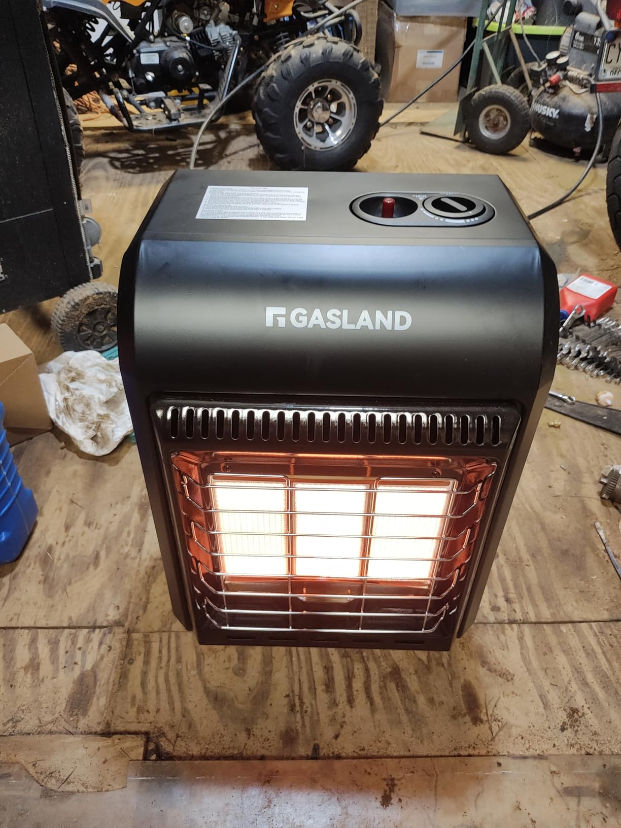 Gasland MHA18BN 18,000 BTU Propane Radiant Heater with LP Regulator Hose customer photo 1