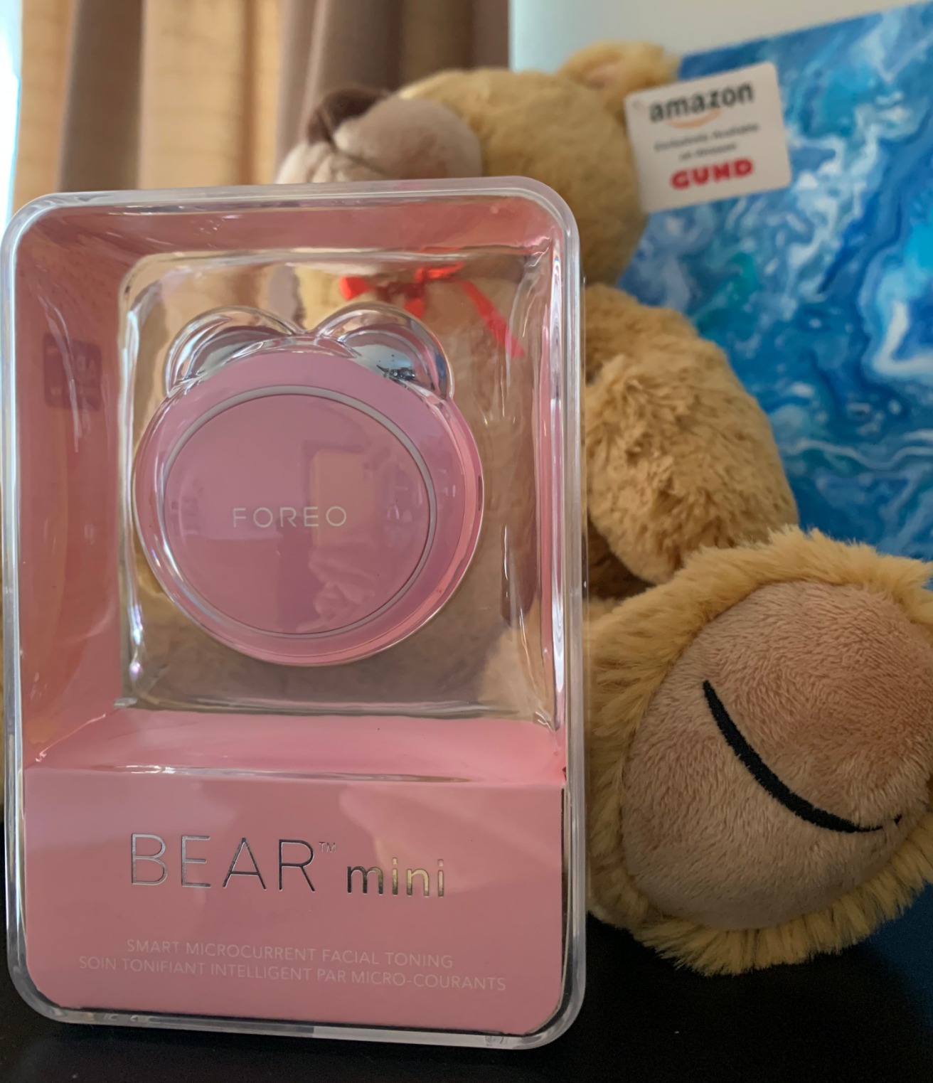 FOREO BEAR Mini Microcurrent Facial Device - Pearl Pink customer photo 2