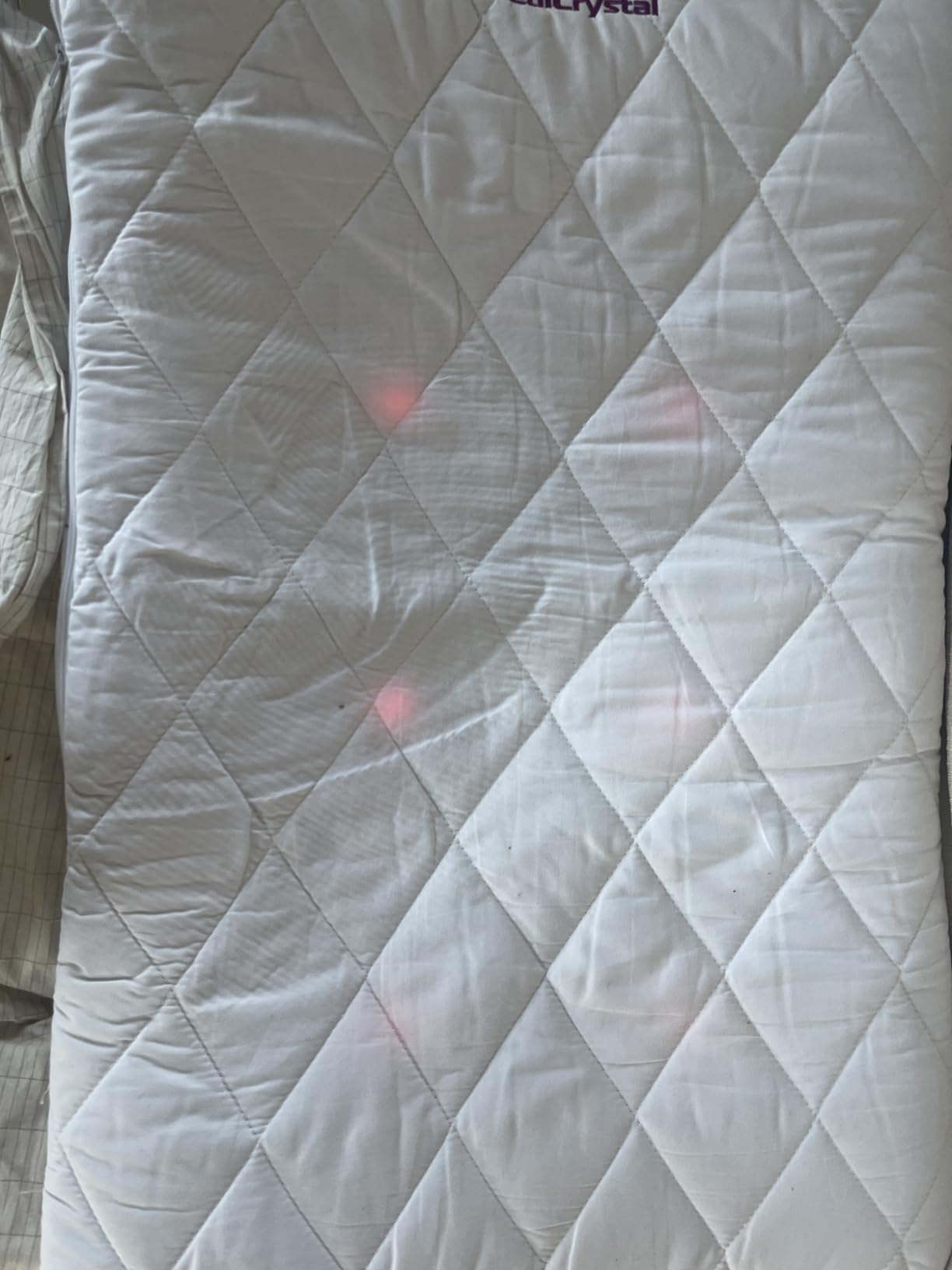 MediCrystal Far Infrared Amethyst Mat - Natural Agates + Photon Red Lights - FDA Registered Manufacturer - Negative Ion - FIR Heating Pad (Pro 72
