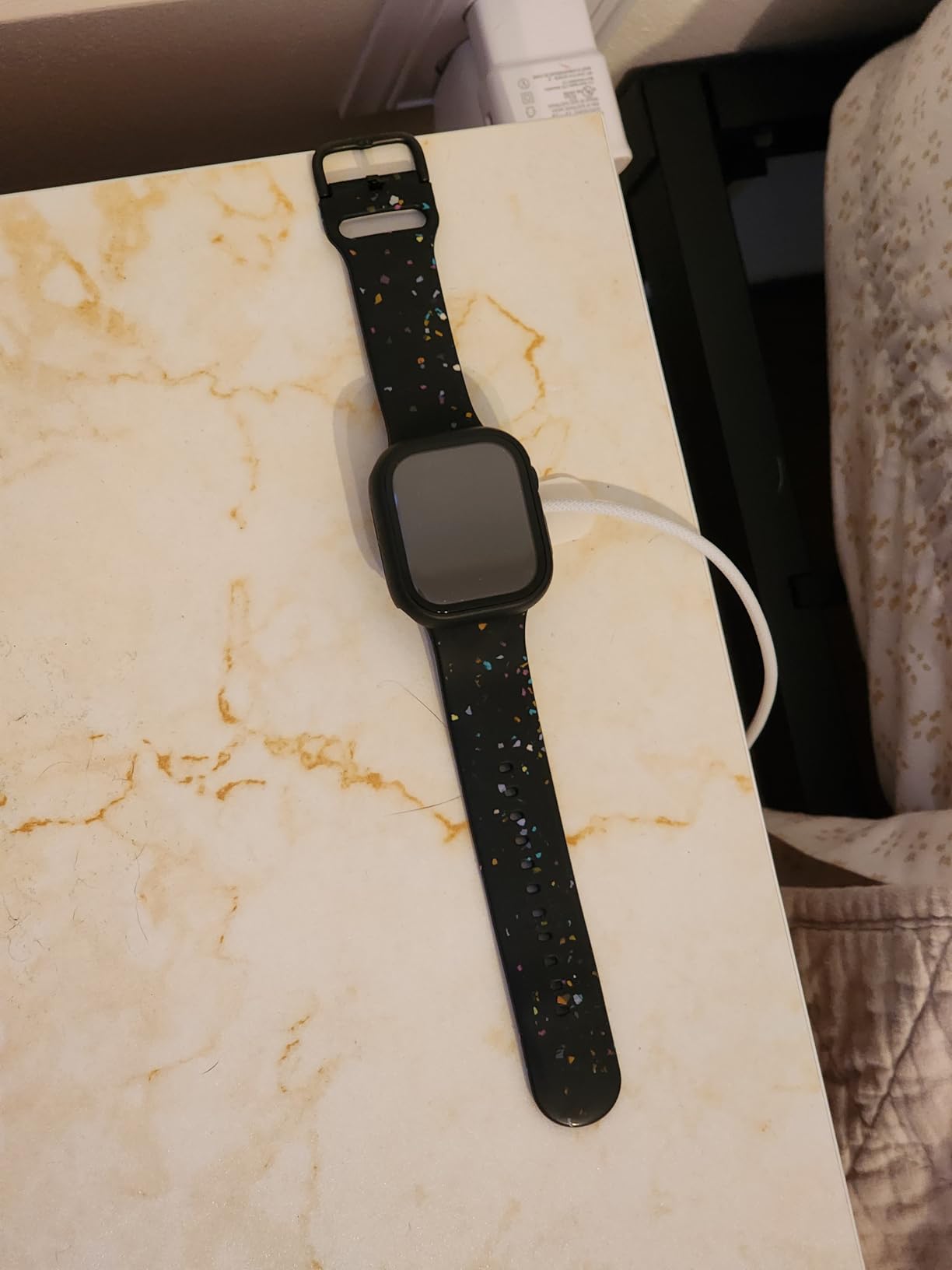 Sport Band Compatible with Apple Watch Bands 49mm 45mm 44mm 42mm 41mm 40mm 38mm, Soft Silicone Wristband Replacement Strap with Classic Clasp for iWatch Series 9 Ultra SE 8 7 6 5 4 3 2 1 for Women Men customer photo 1