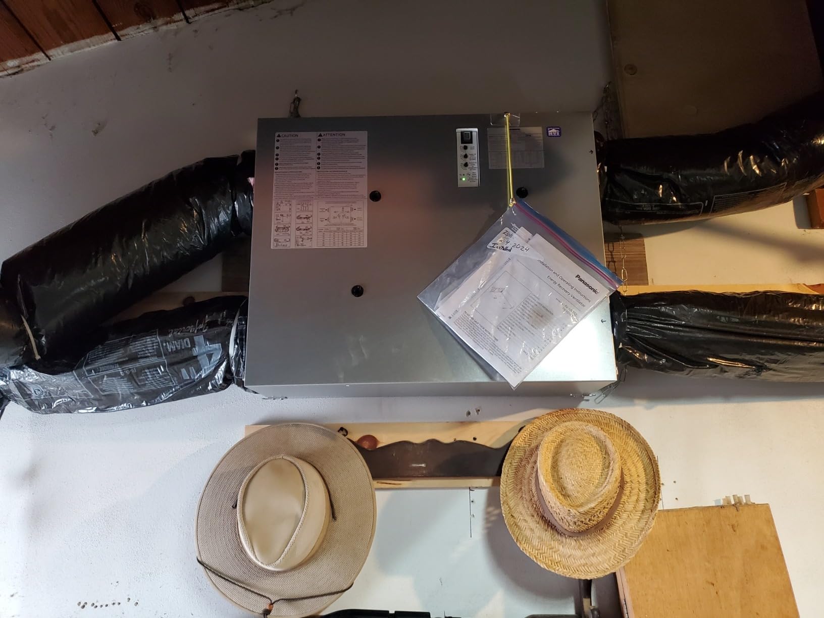 Panasonic Intelli-Balance 100 Energy Recovery Ventilator (ERV), 30-100 CFM, Standard Plug-In, Temperate Climate, FV-10VE2 customer photo 2