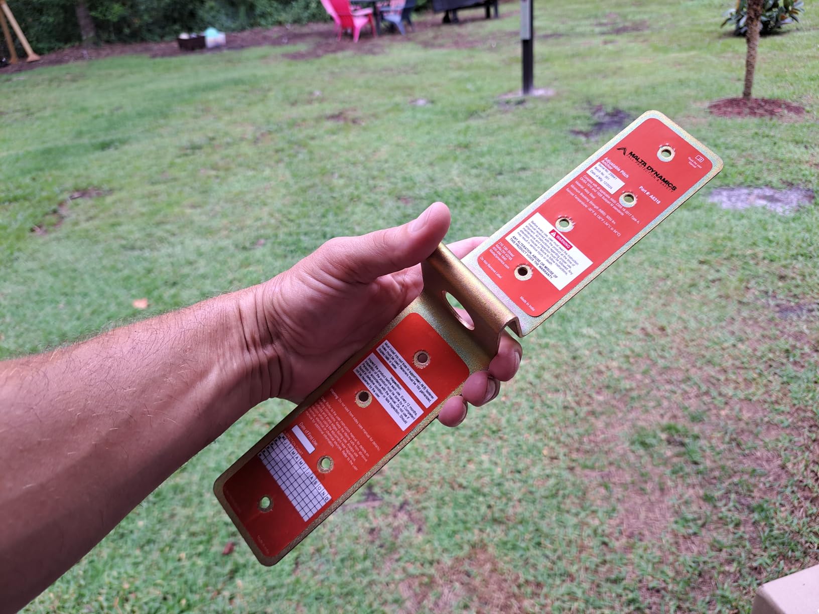 Malta Dynamics Single Use Disposable Roof Anchor, Lightweight, OSHA Compliant, Easy to Install (1 Pack) customer photo 2