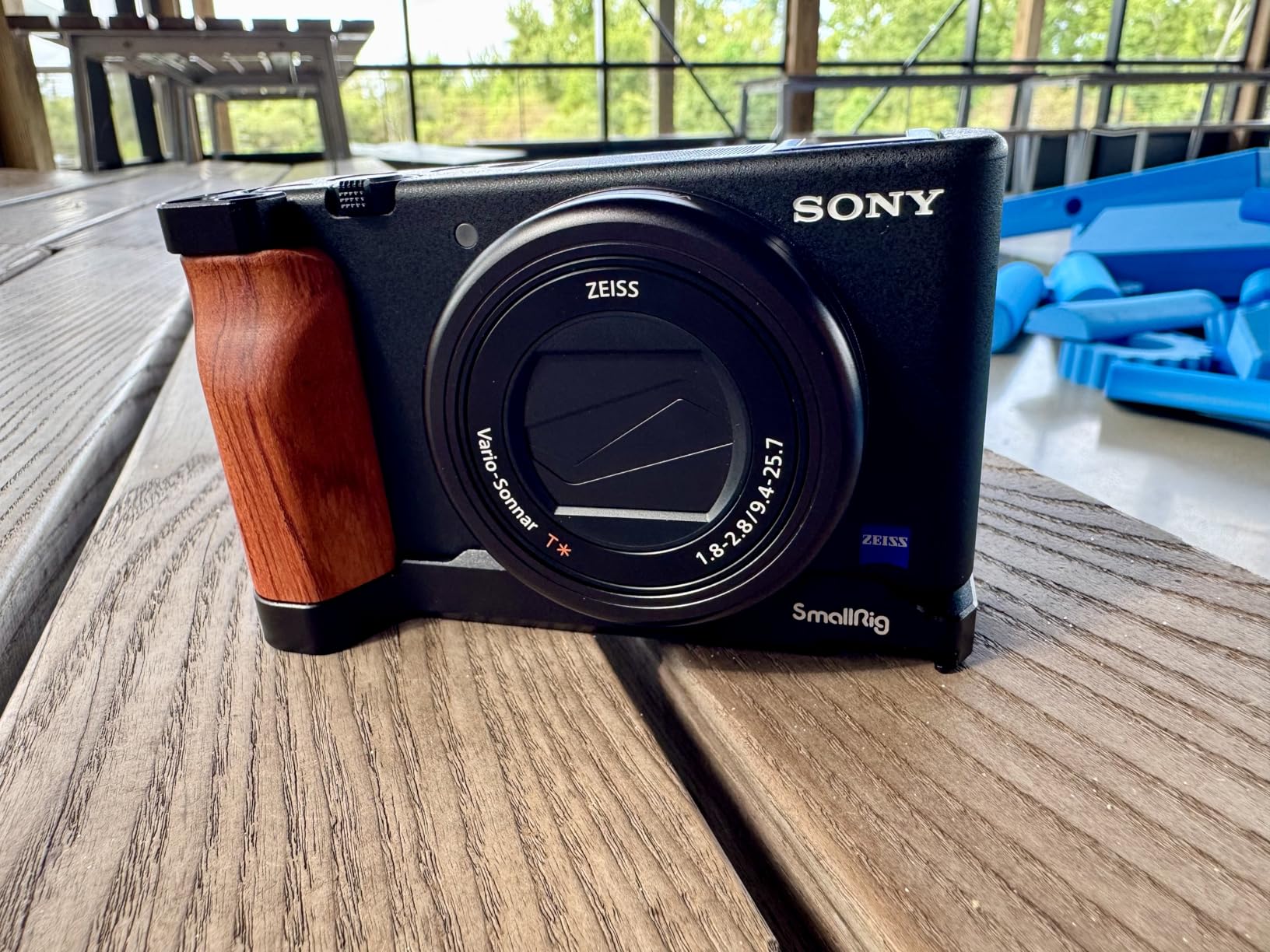 L-Shape Bracket Wooden Grip with Cold Shoe for Sony ZV1 Digital Camera - 2936 customer photo 1