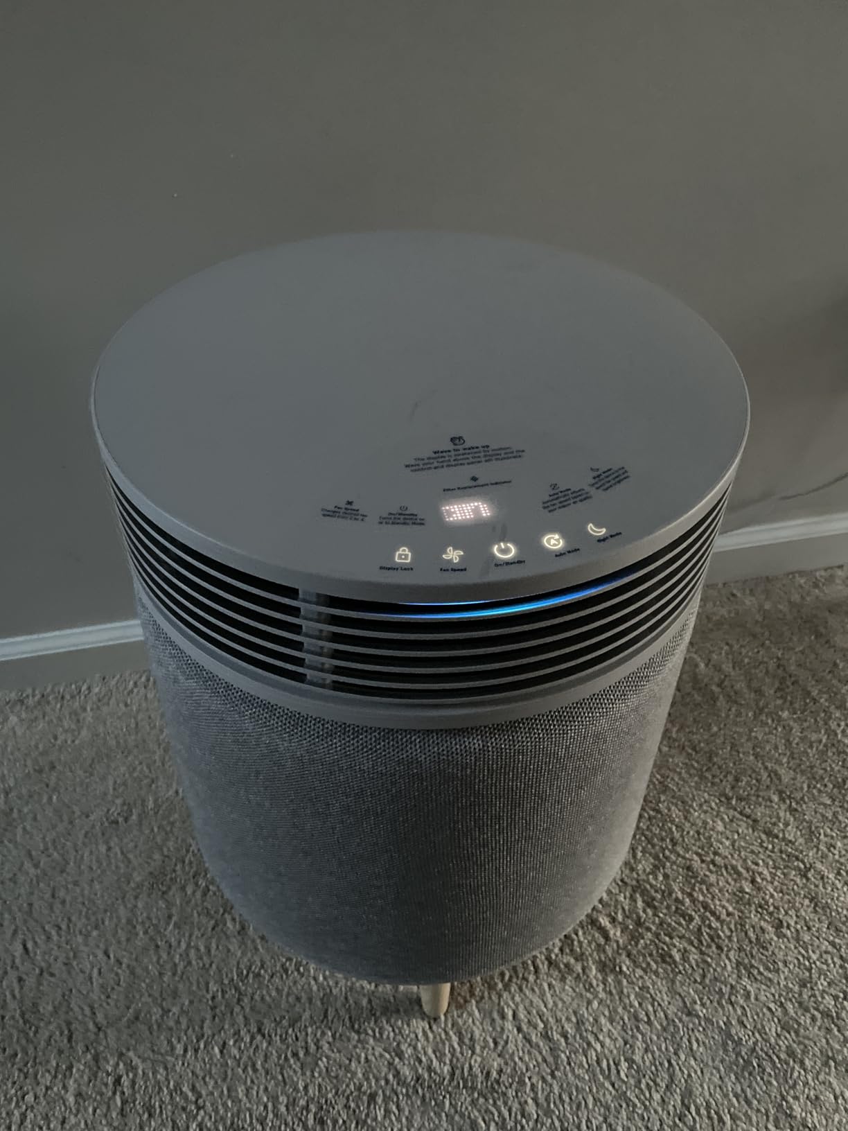 BLUEAIR Air Purifier for Large Rooms & Home - Odor Eliminating Cleans up to 3385 ft², HEPASilent, Smart WiFi, Auto Mode, Doubles as Table, Removes Dust, Smoke, Pet Hair, AHAM Verified, Blue Signature customer photo 1