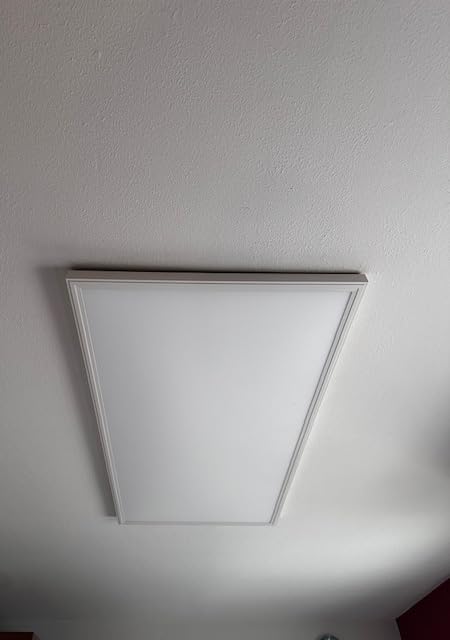 Lithonia Lighting CPX 2x2 LED Flat Panel Light, 2 Ft. x 2 Ft. LED Light Panel, Ceiling Lighting Fixture, 2500/3200/4000 Adjustable Lumens, 3500K/4000K/5000K Switchable CCT, Smooth Satin Lens, White customer photo 1