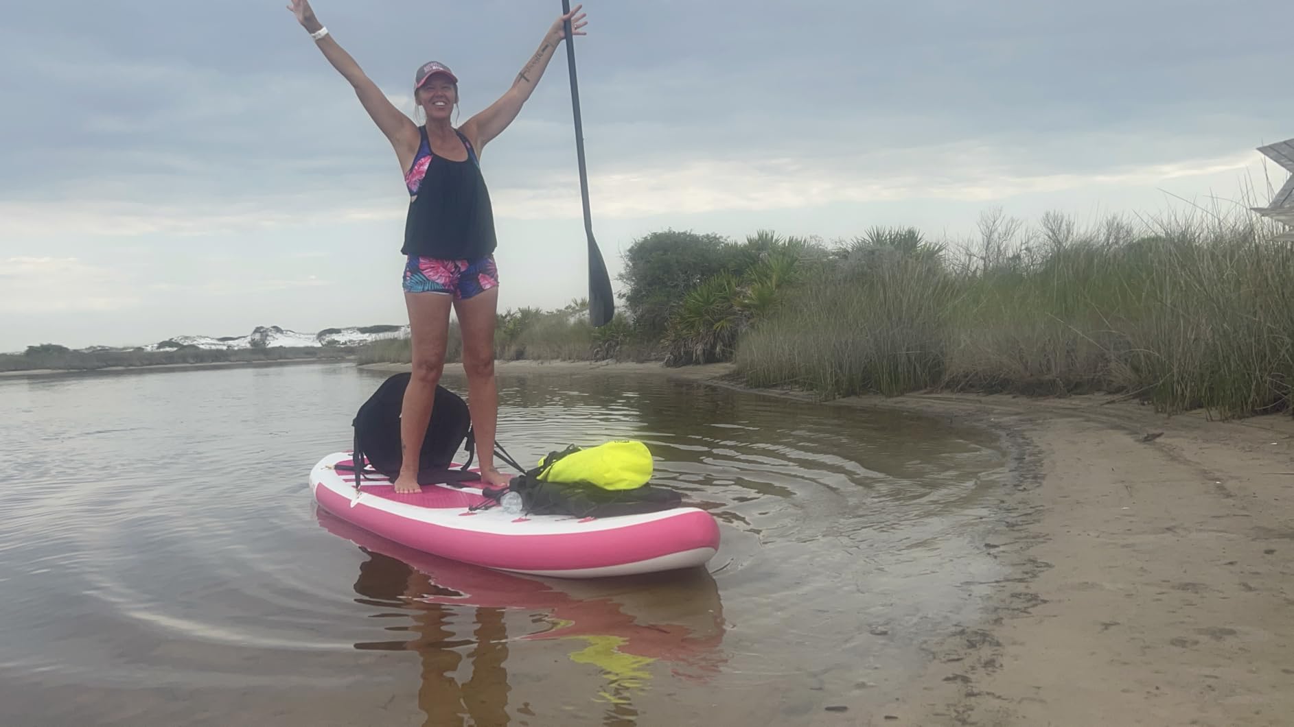 ADVENOR Paddle Board 11'x33 x6 Extra Wide Inflatable Stand Up Paddle Board with Hand Pump,Leash, Adjustable Paddle For Basic Version, Extra Kayak Paddle Kayak Seat 2 Fishing Mounts For Fishing Version customer photo 1