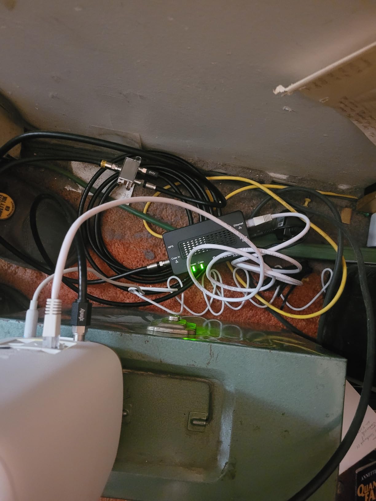 ScreenBeam Bonded MoCA 2.5 Network Adapter for Highest Speed Internet, Ethernet Over Coax - Single Add-On Adapter for Existing MoCA Network (Model: ECB7250S02) customer photo 1