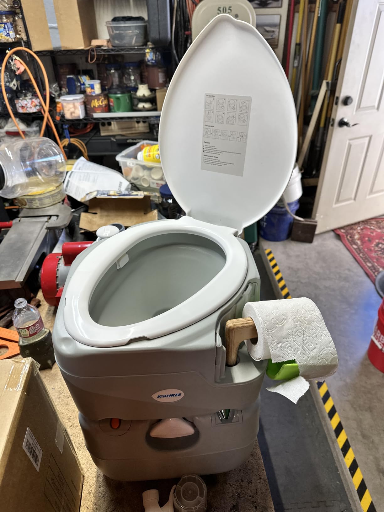 Kohree Portable RV Toilet, Large Camping Toilet Porta Potty, 5.8 Gallon customer photo 2
