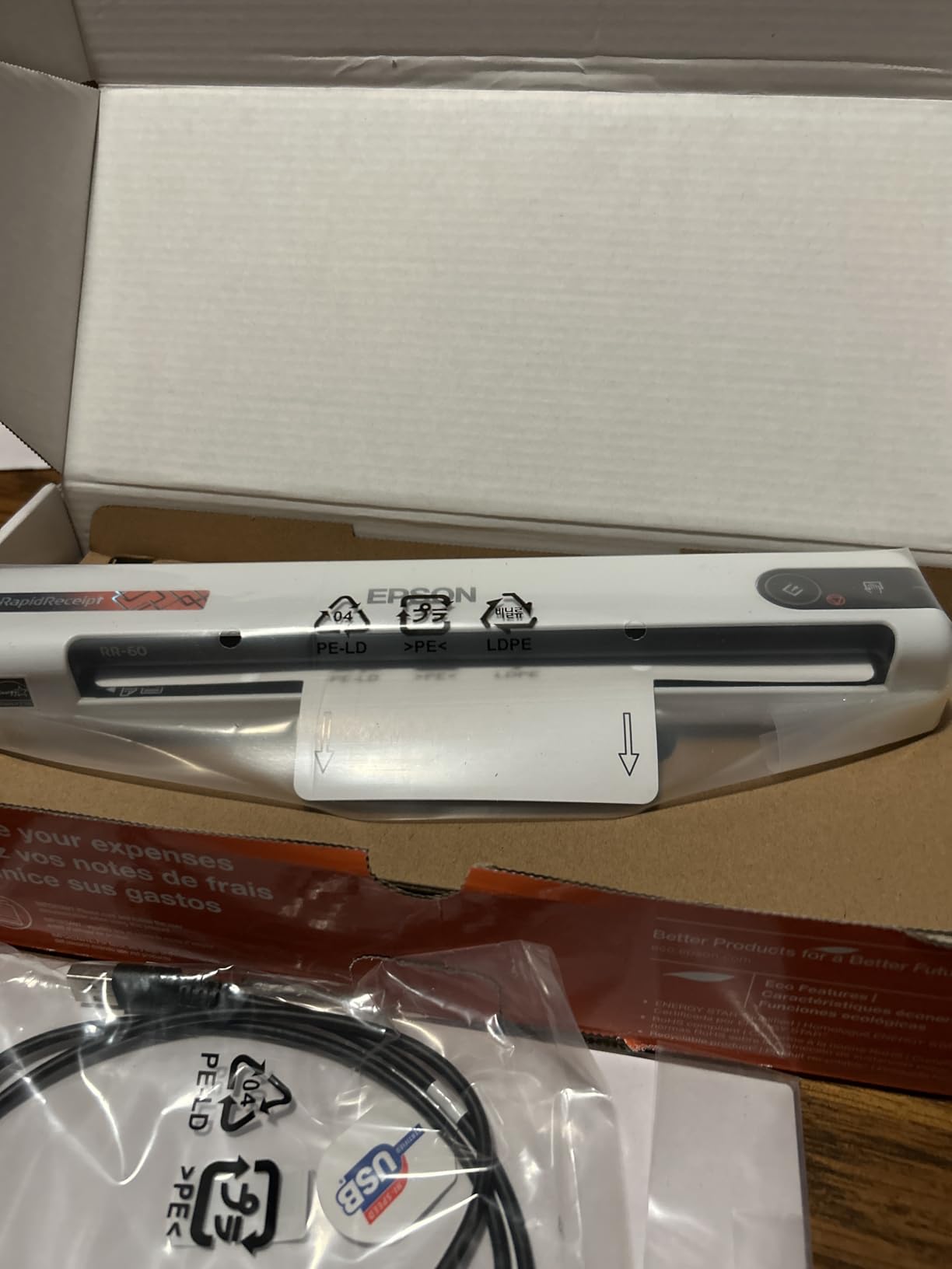Epson RapidReceipt RR-60 Mobile Tax Receipt and Color Document Scanner customer photo 1